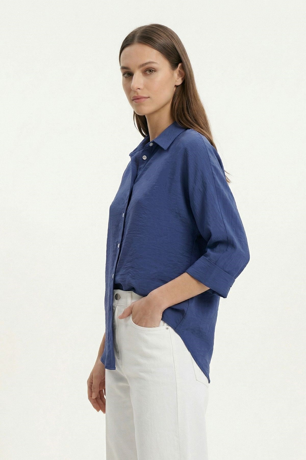 Laci Fakir Kol Oversize Gömlek 4143