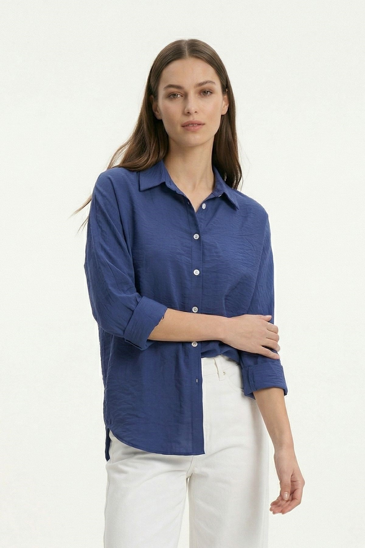 Laci Fakir Kol Oversize Gömlek 4143