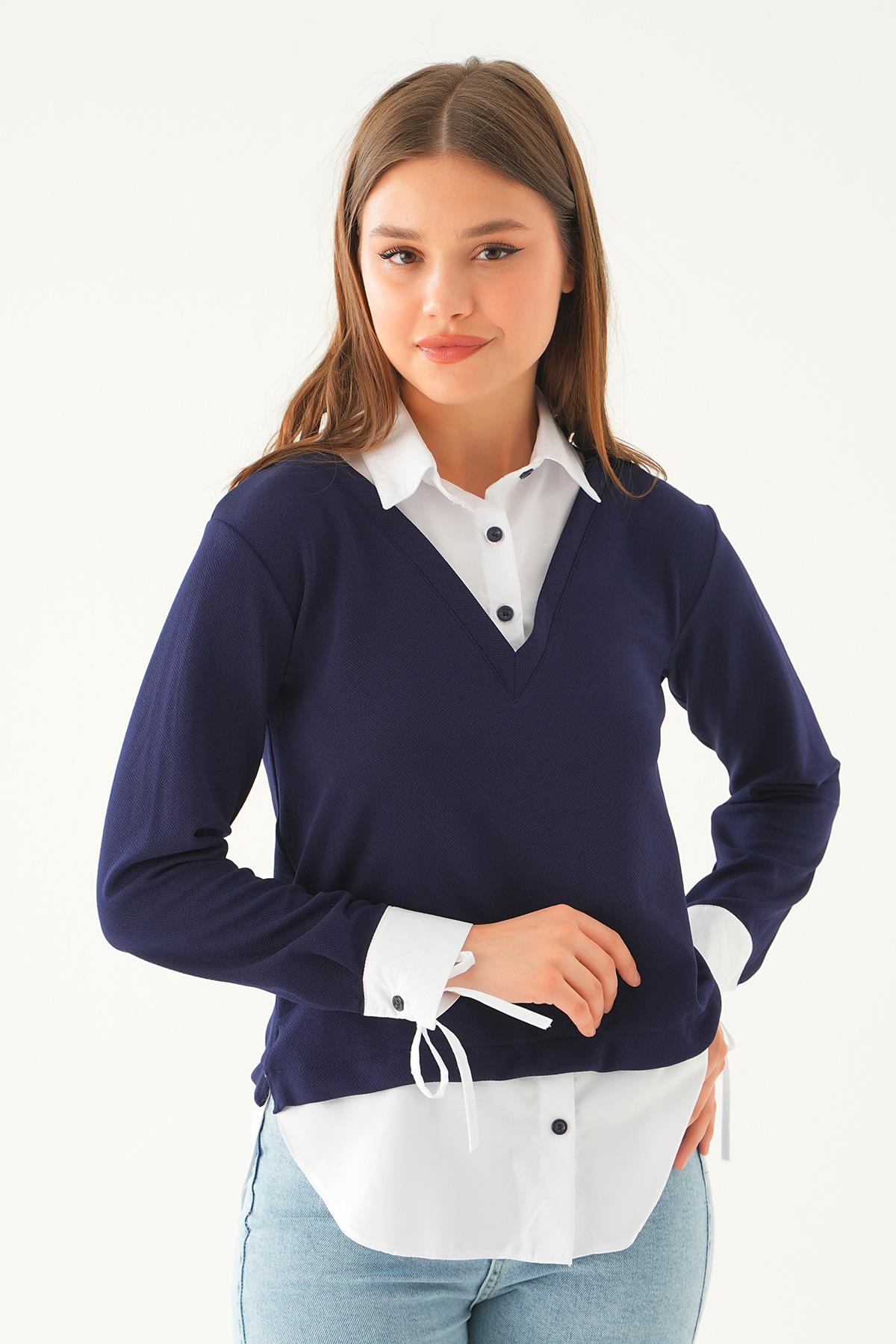 Laci Gömlekli Bluz 4120A