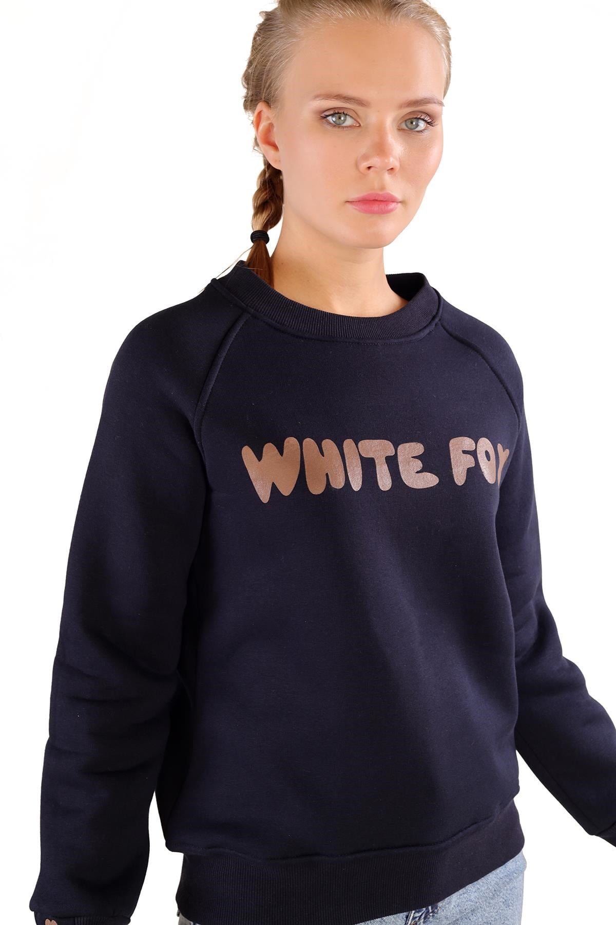 Laci Whıte Fox Baskı Sweat 9149M