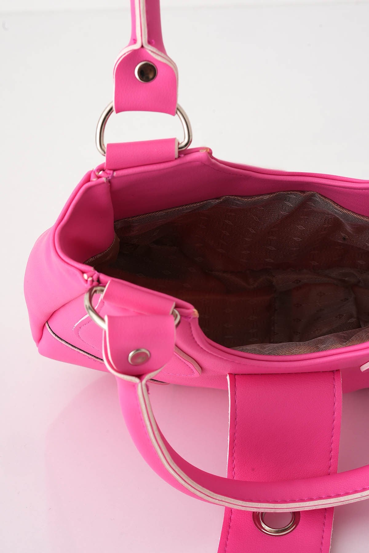 Pembe Tokalı Çanta 9090