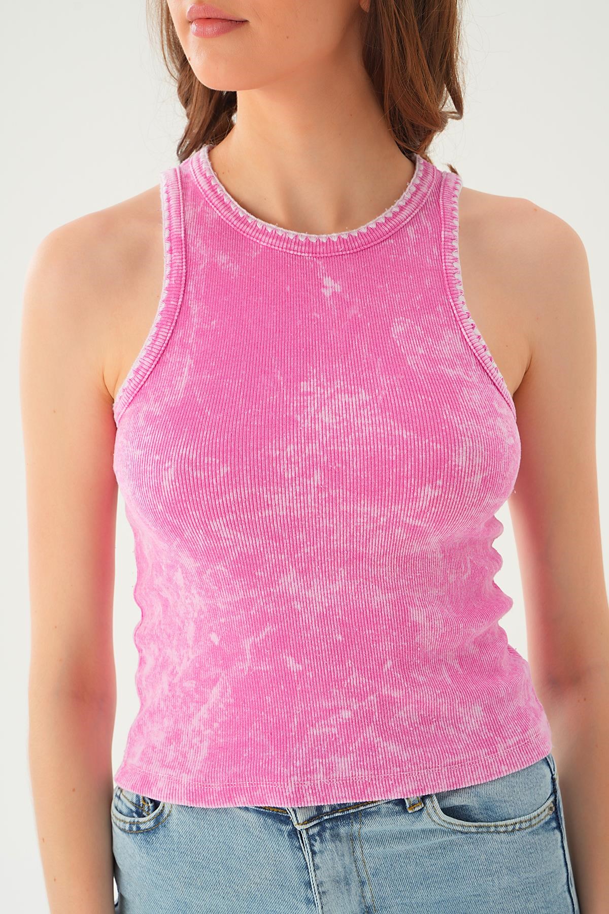 Pembe Yıkamalı Atlet 966