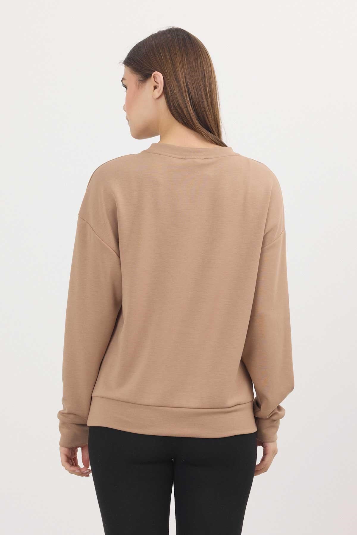 Rays 4003 Baskılı Sweat Camel