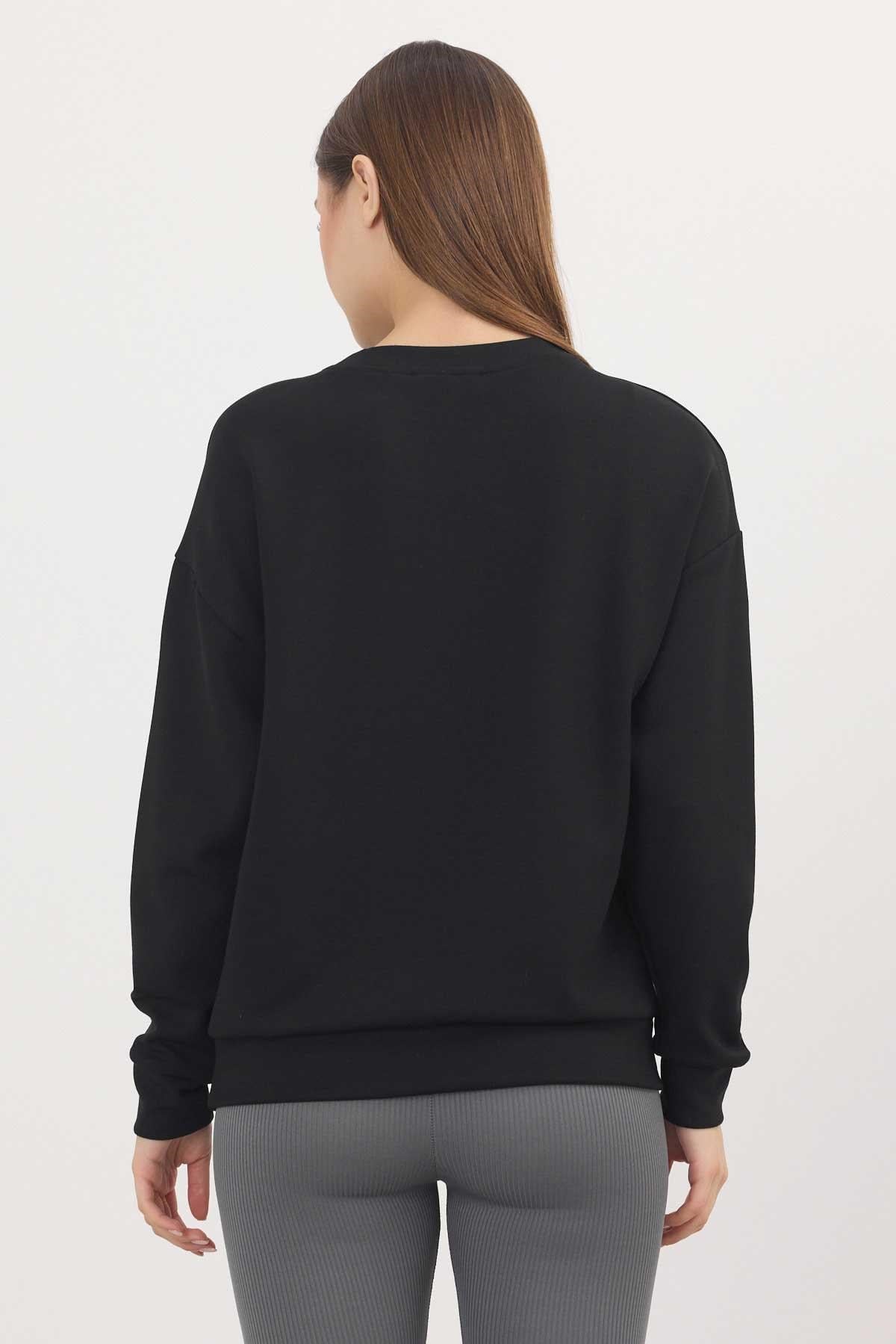 Rays 4003 Baskılı Sweat Siyah