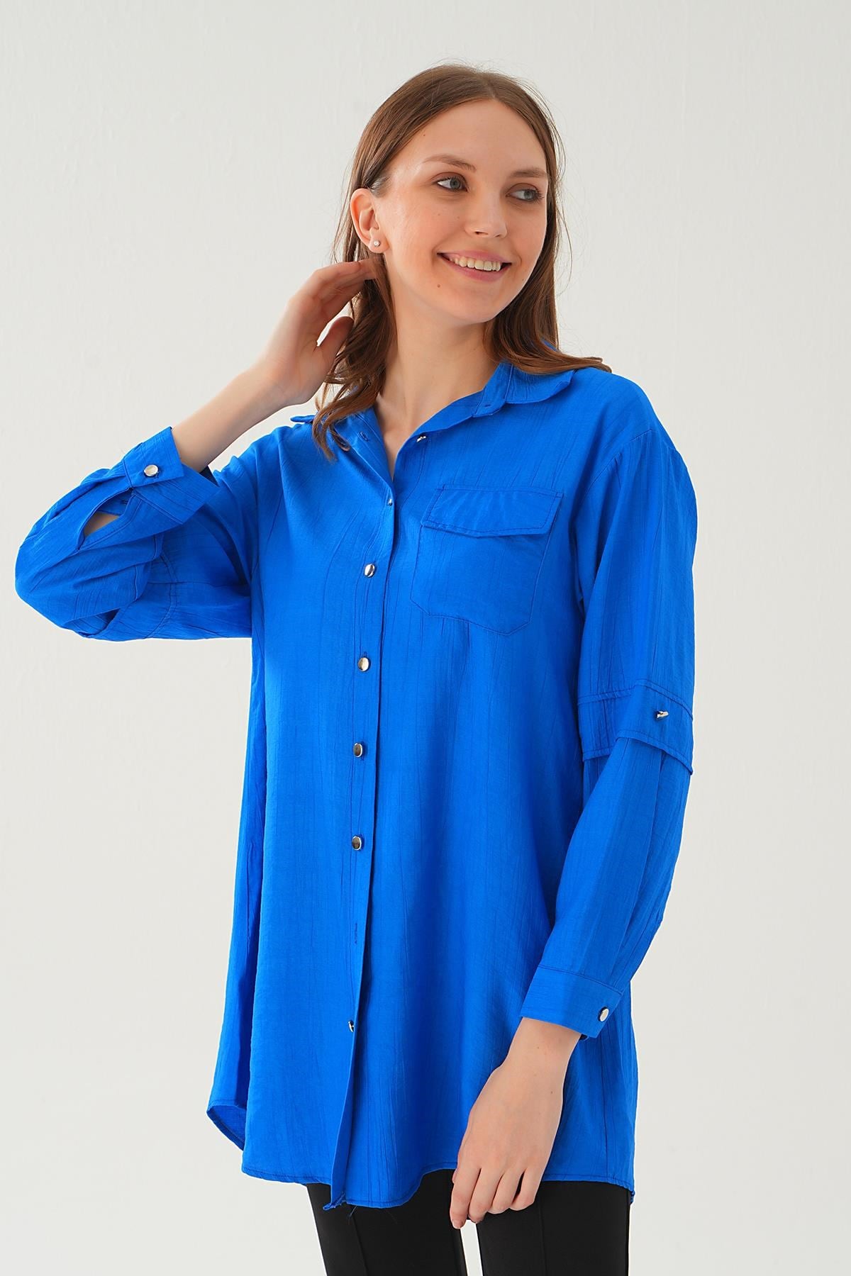 Saks Tek Cep Tunik 4237A