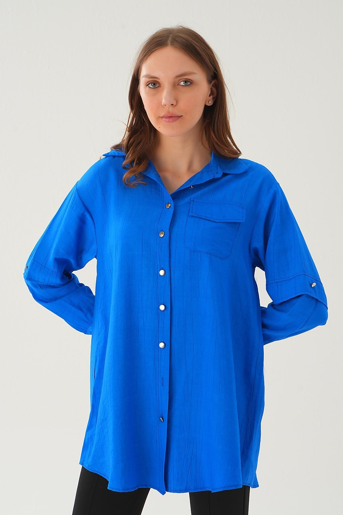 Saks Tek Cep Tunik 4237A