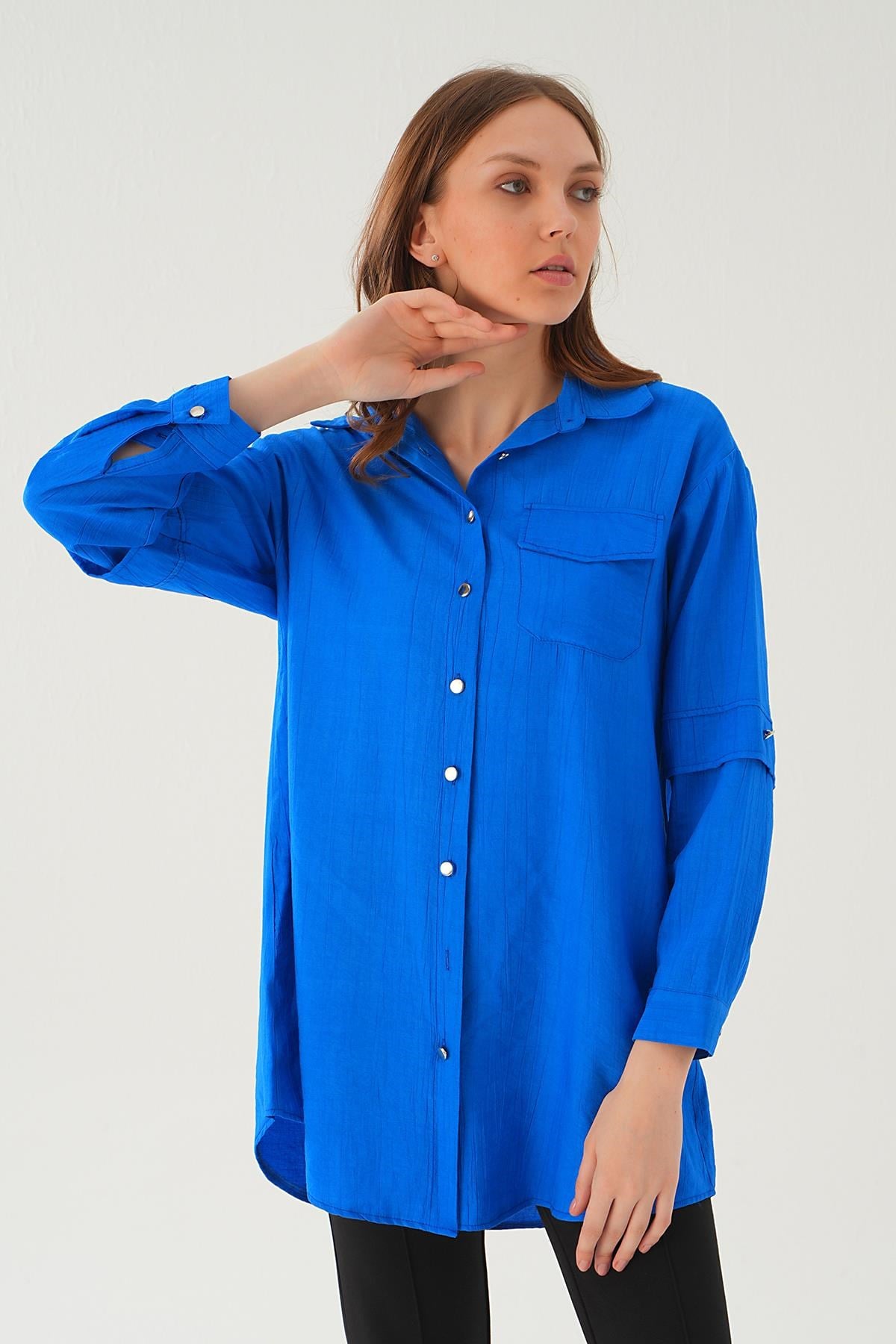 Saks Tek Cep Tunik 4237A
