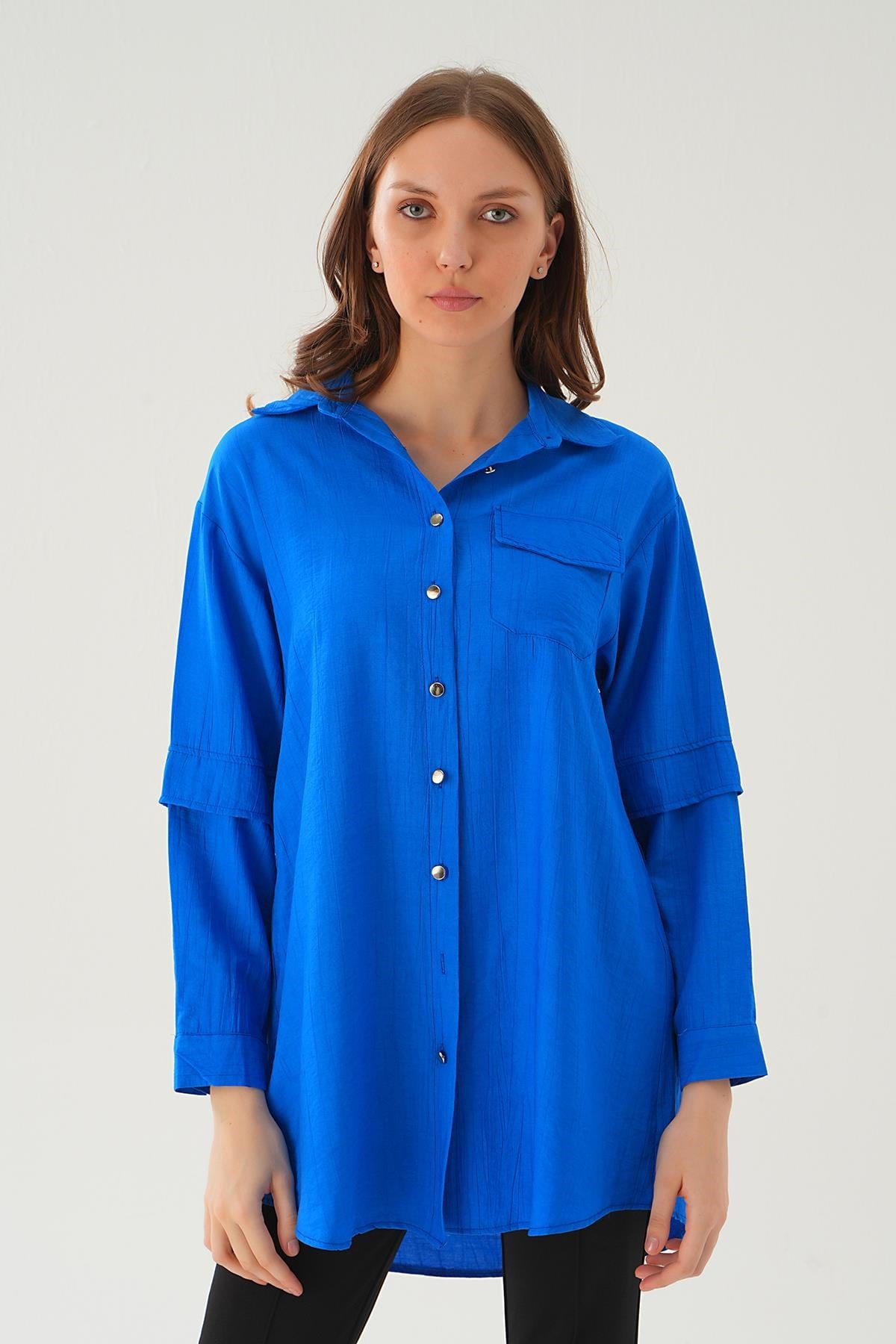 Saks Tek Cep Tunik 4237A