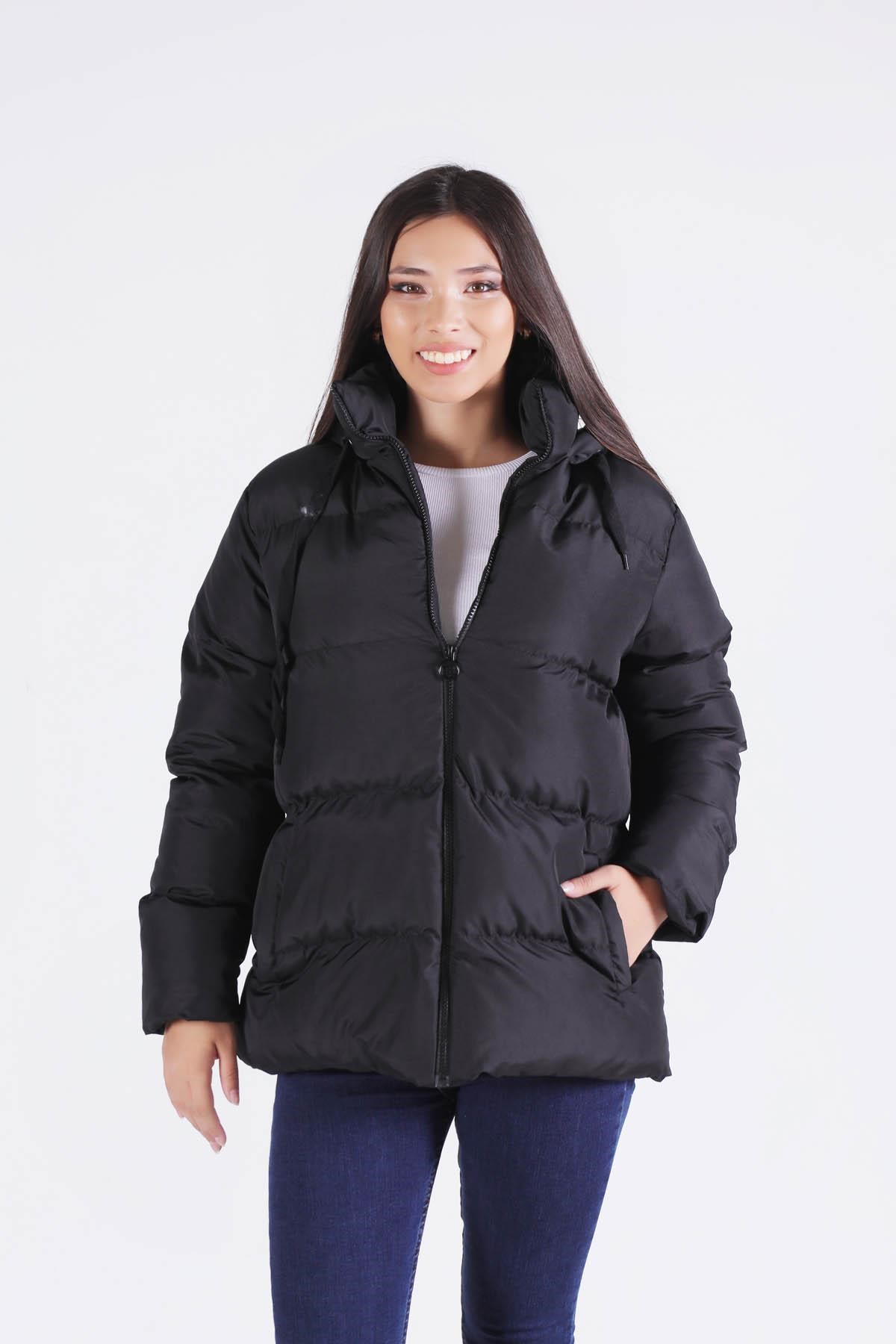 Siyah Oversize Mont 2154