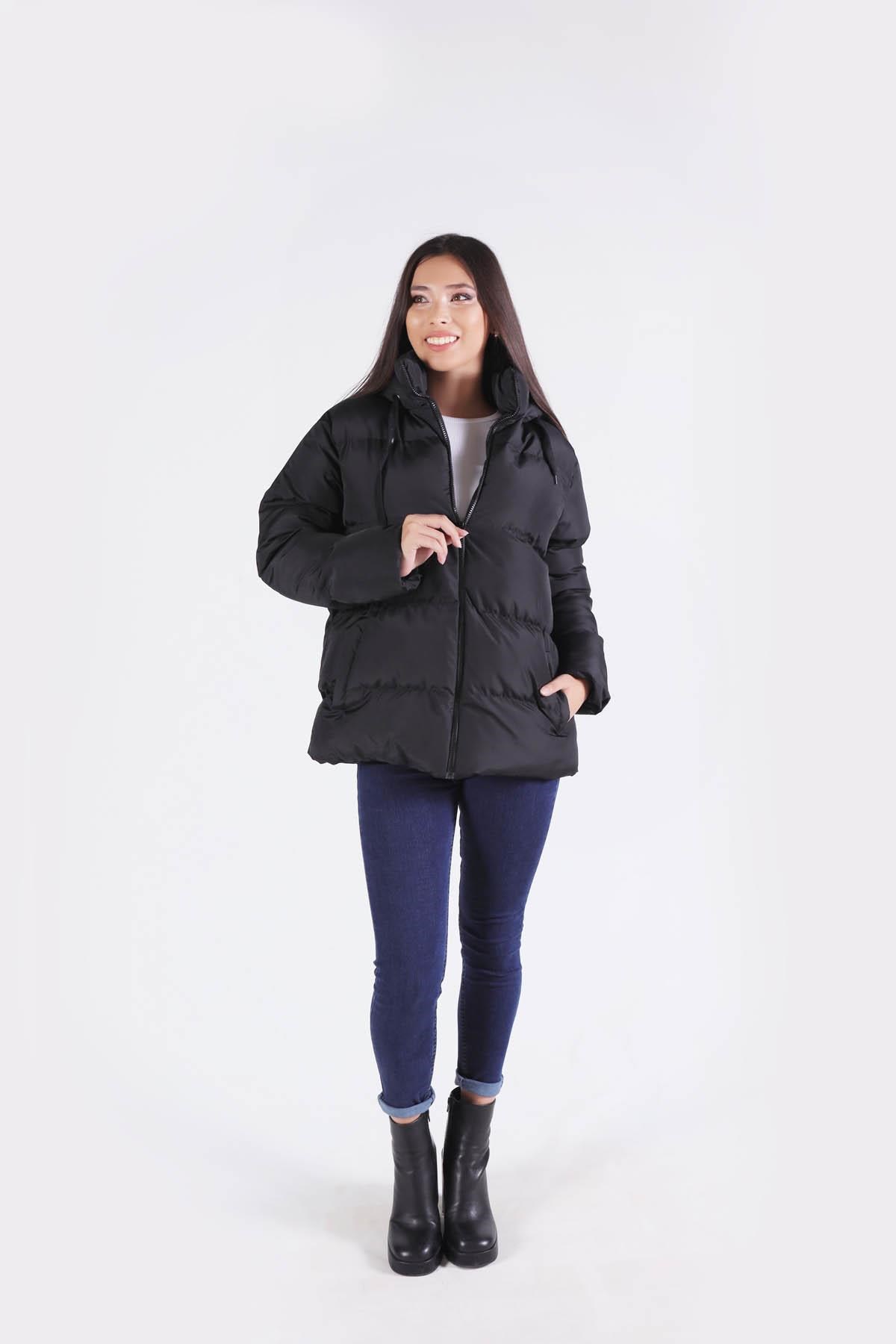 Siyah Oversize Mont 2154