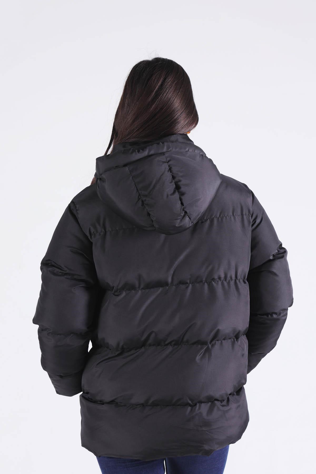 Siyah Oversize Mont 2154