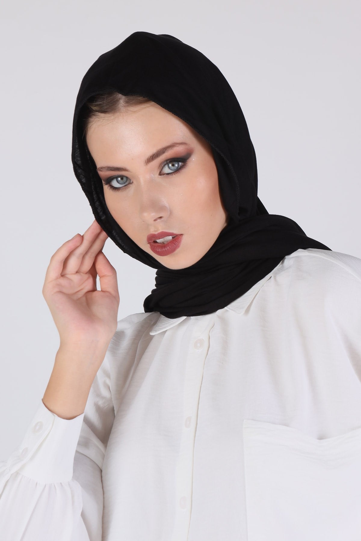 Siyah Penye Şal 5659