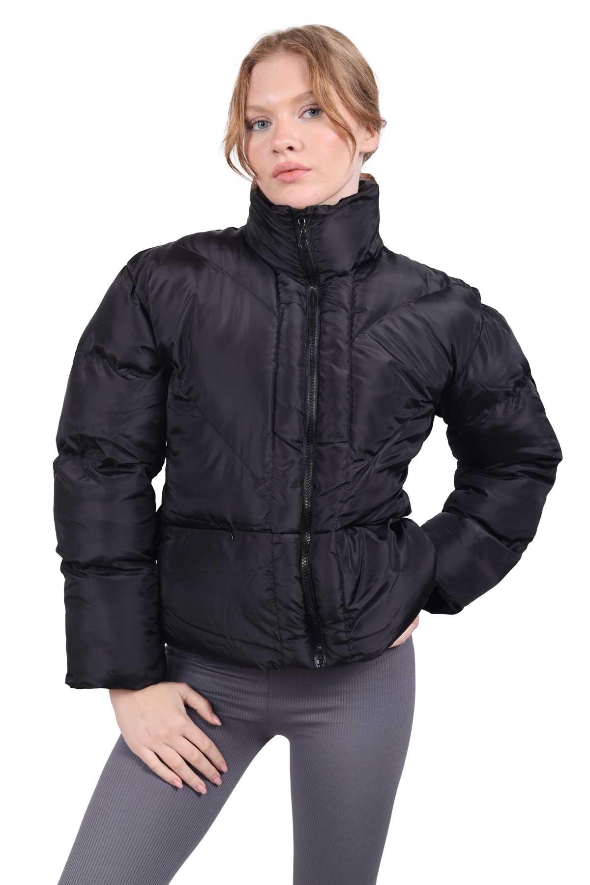 Siyah Şişme Mont 3005