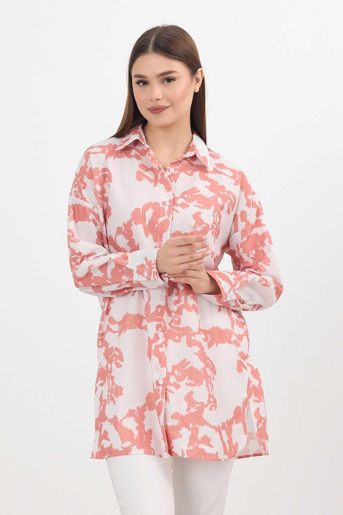 Somon Desenli Tunik 4401A