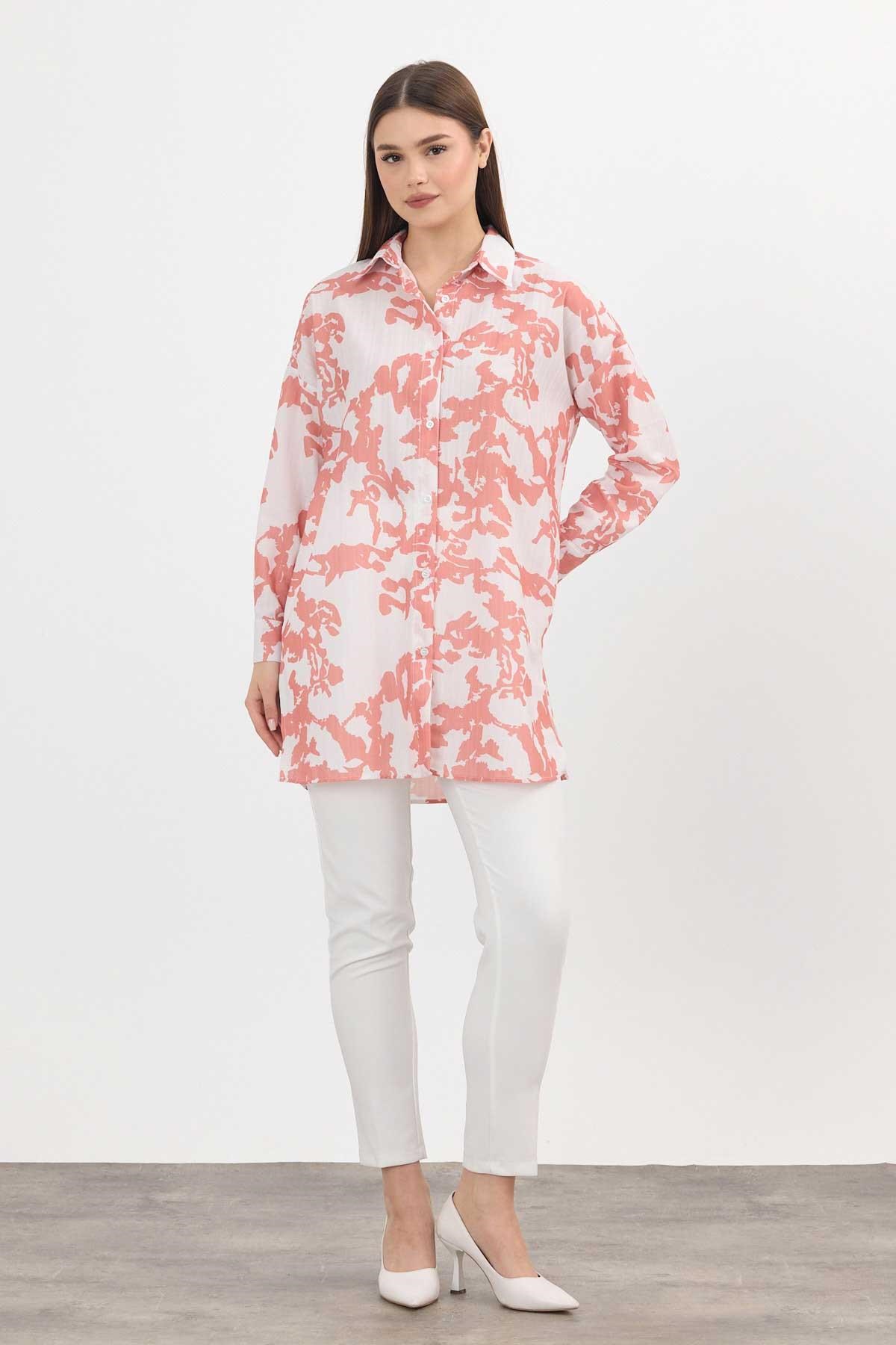Somon Desenli Tunik 4401A