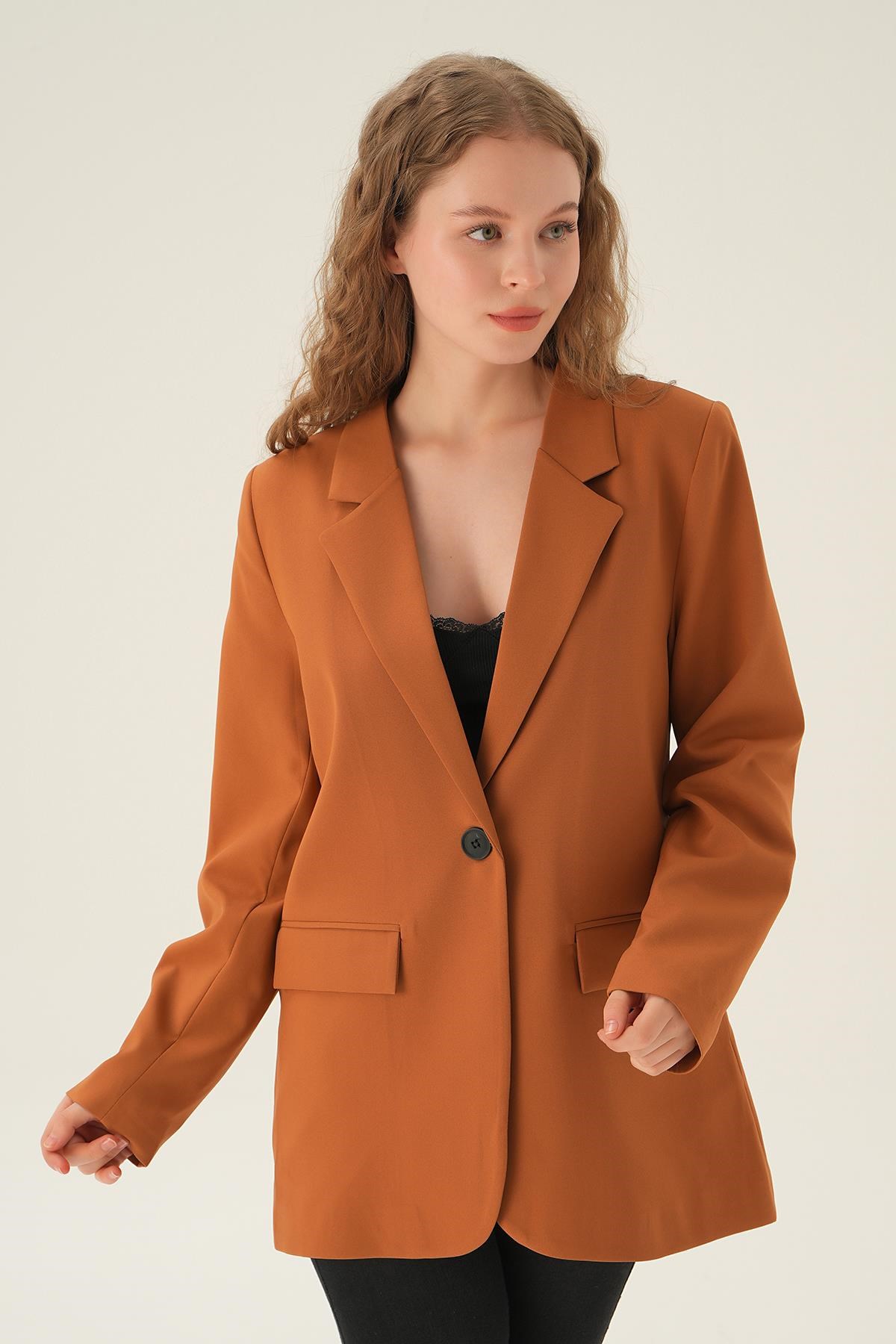 Taba Cepli Klasik Ceket 4618