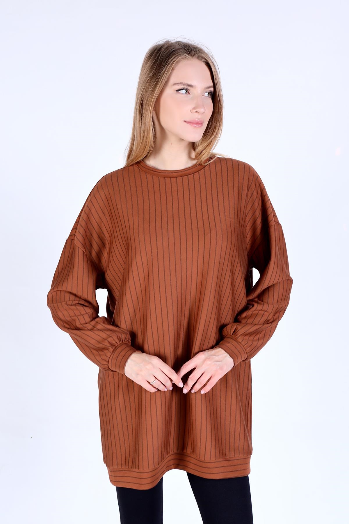Taba  Çizgili Tunik 4315A