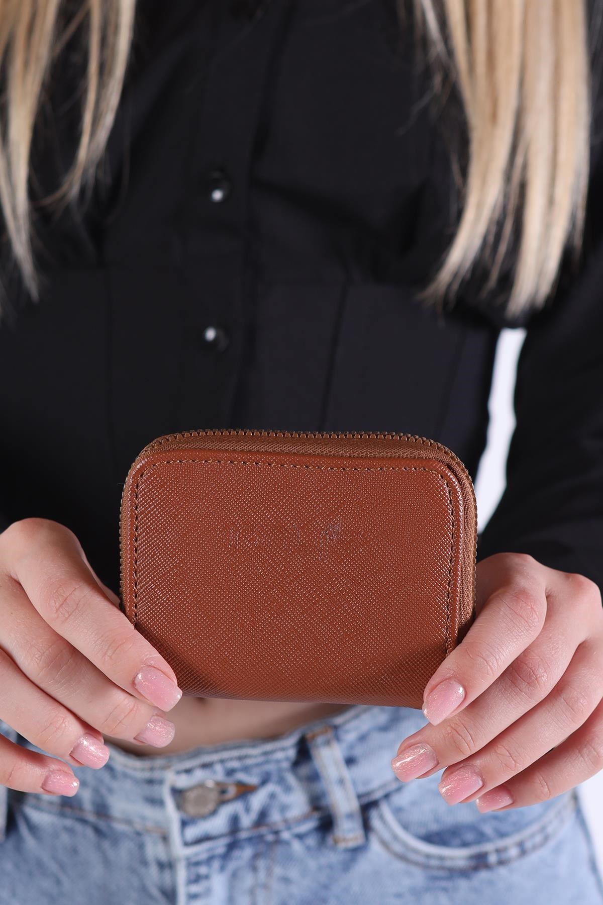 Taba Fermuarlı Mini Cüzdan 024