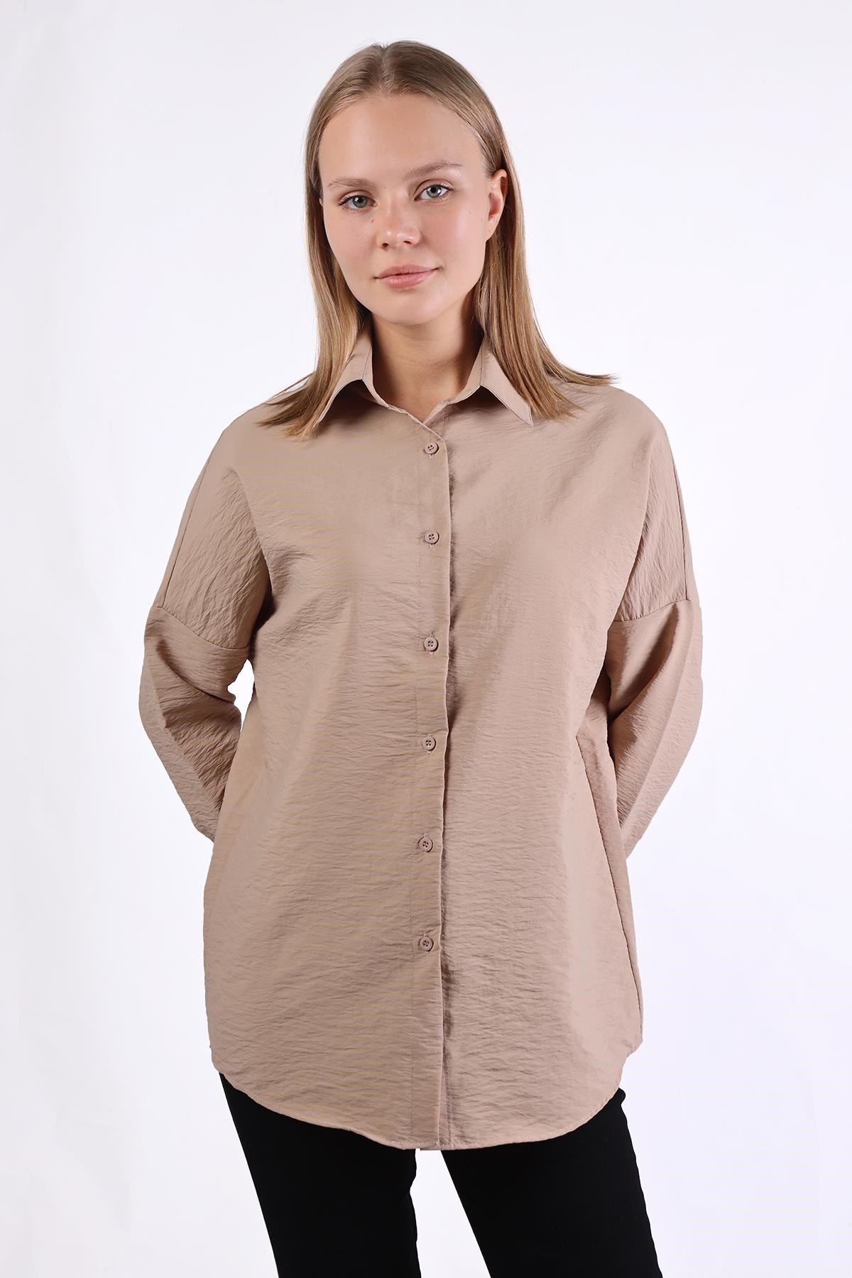 Vizon Oversize Klasik Gömlek 4305A