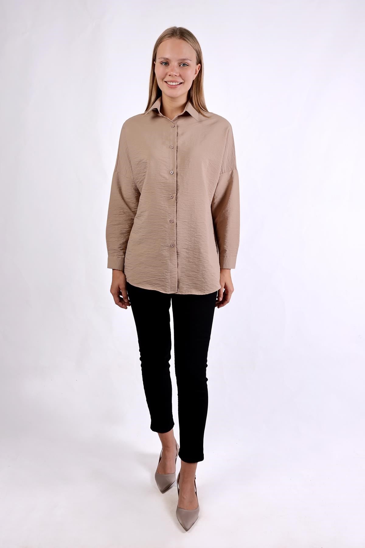 Vizon Oversize Klasik Gömlek 4305A