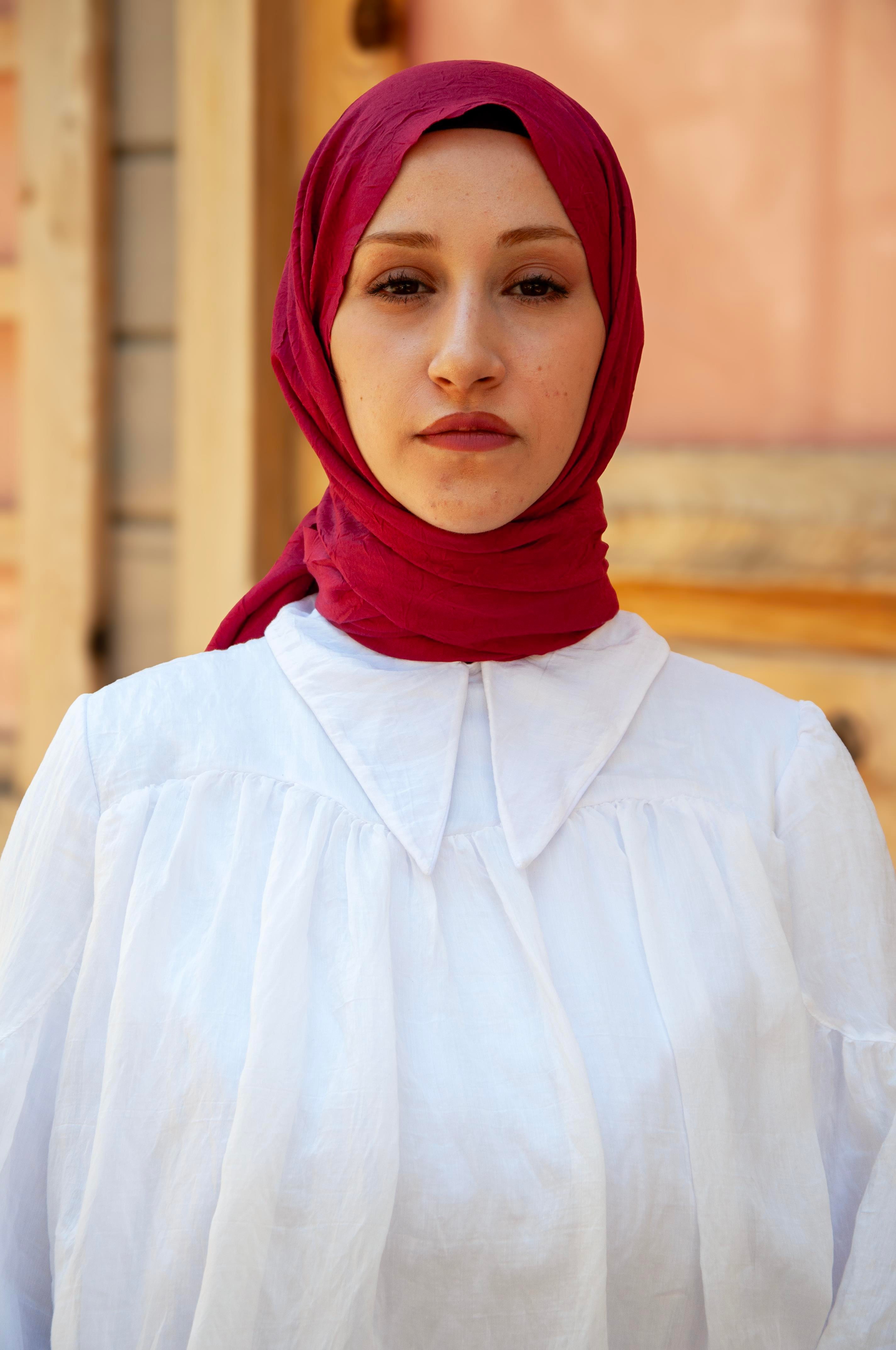 Mscarfs Bambu Kraş Şal Fuşya