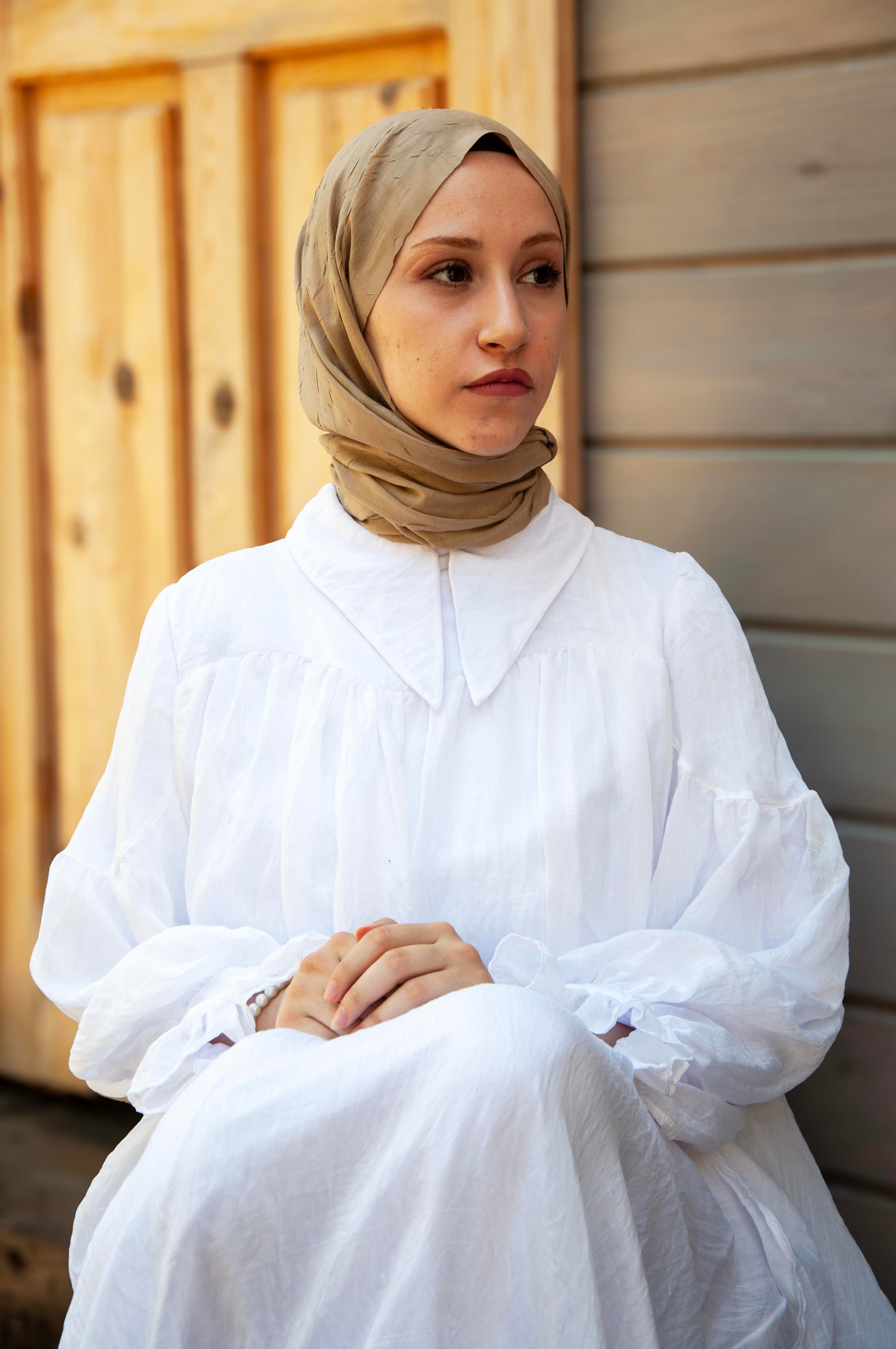 Mscarfs Bambu Kraş Şal Karamel