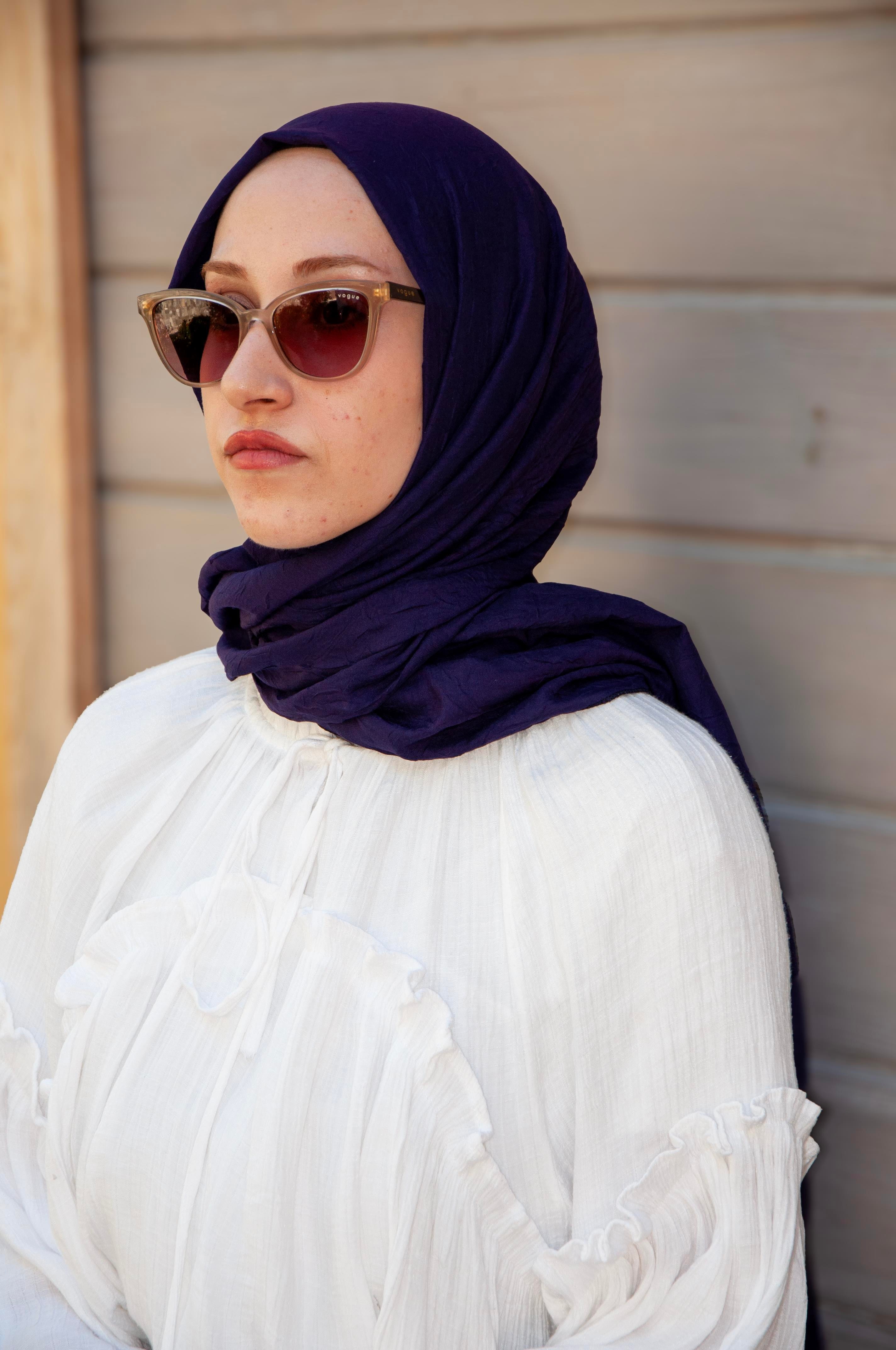 Mscarfs Bambu Kraş Şal Mor