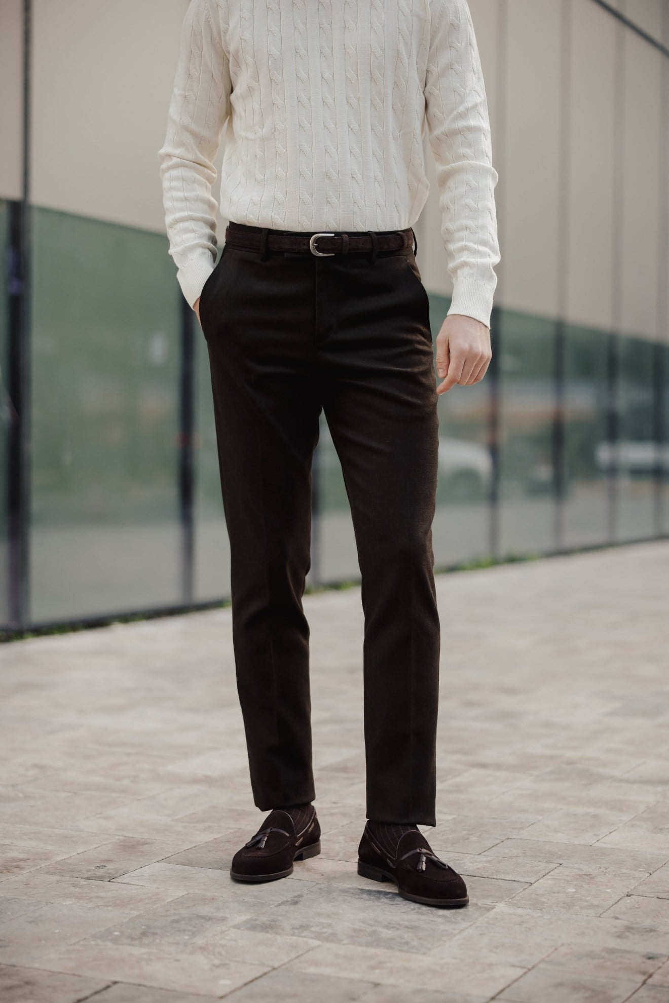 Rome Slim Fit Pantolon