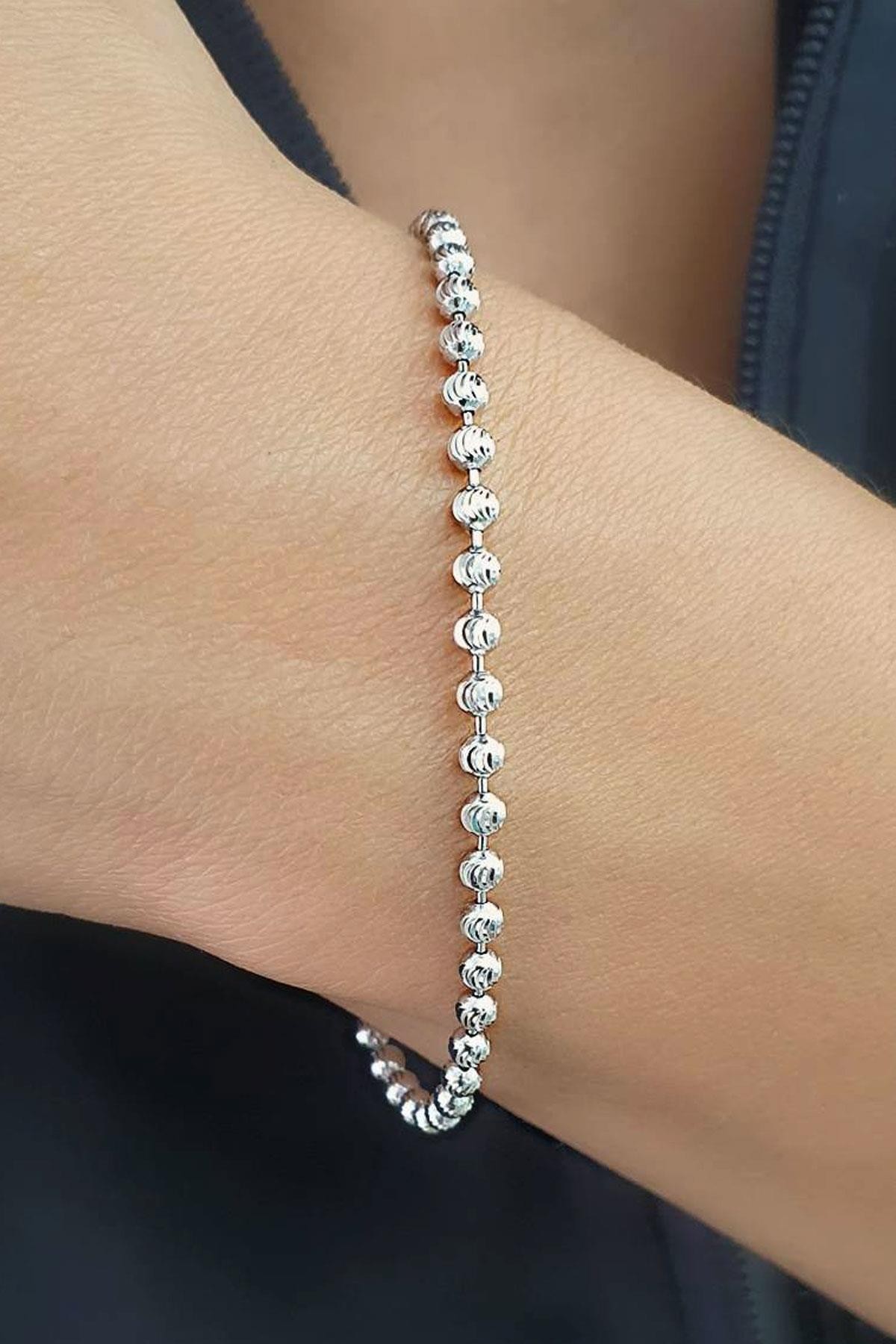 İtalyan 925ayar Gümüş Dorika Trend Bileklik 