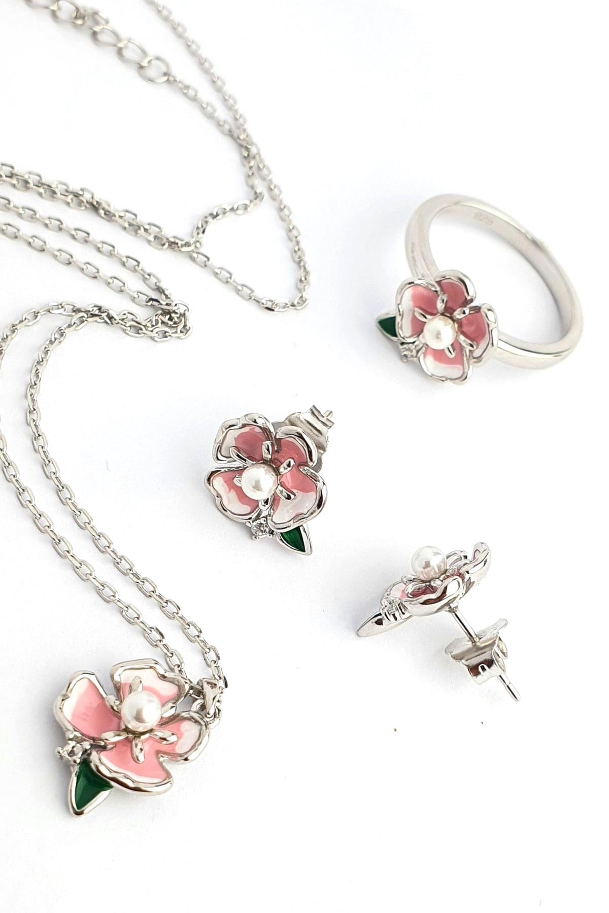 Mine işçiliği Özel Tasarım 925ayar Gümüş Set Takım