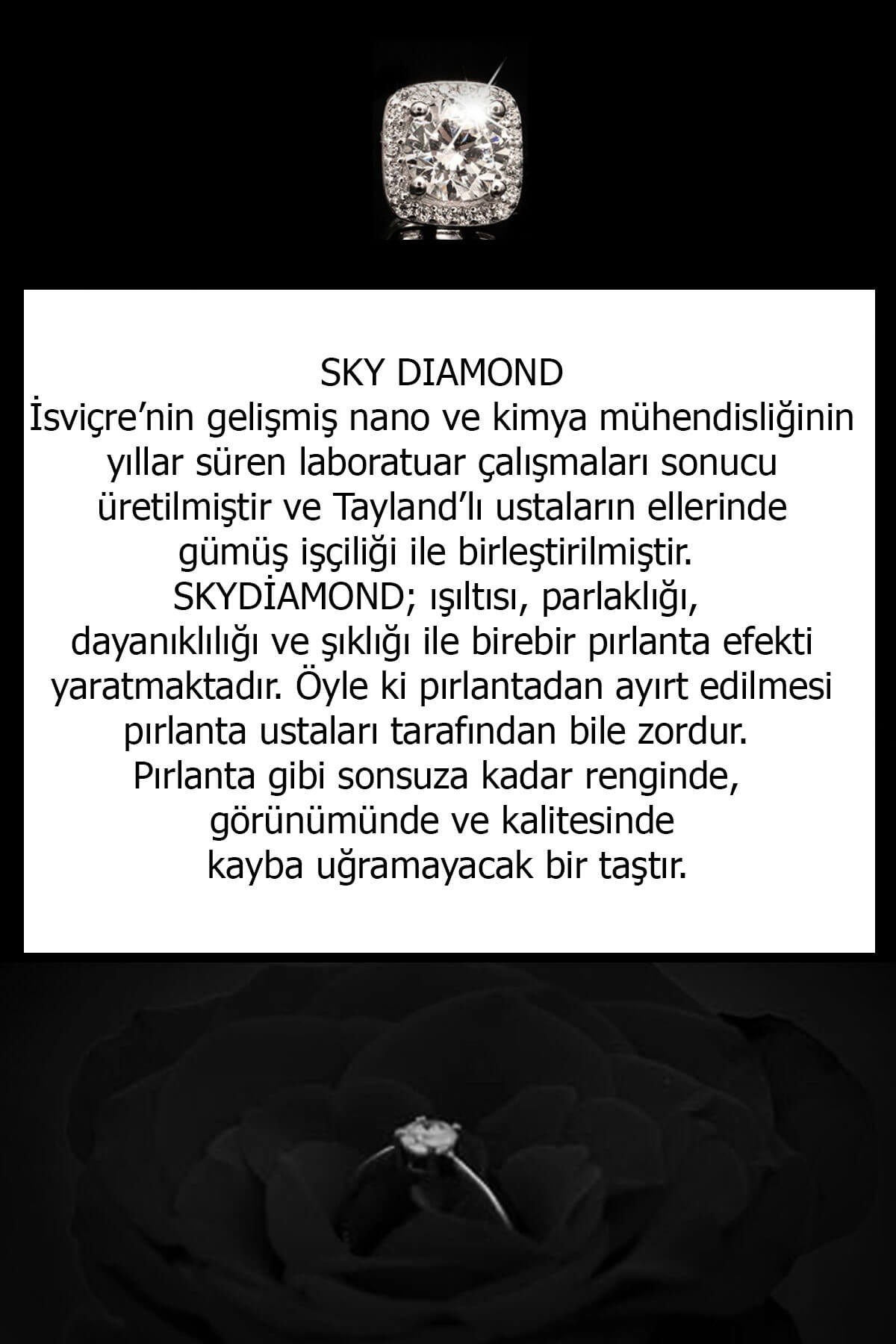 SKY DIAMOND Gümüş Lüks Bayan Bileklik