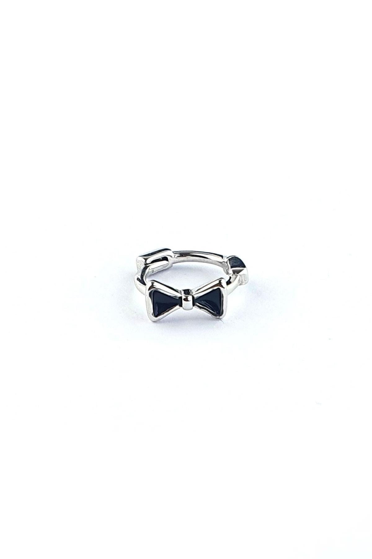Zirkon Taş Detaylı 925ayar Gümüş Tragus Helix Minimal Tek Kıkırdak küpe