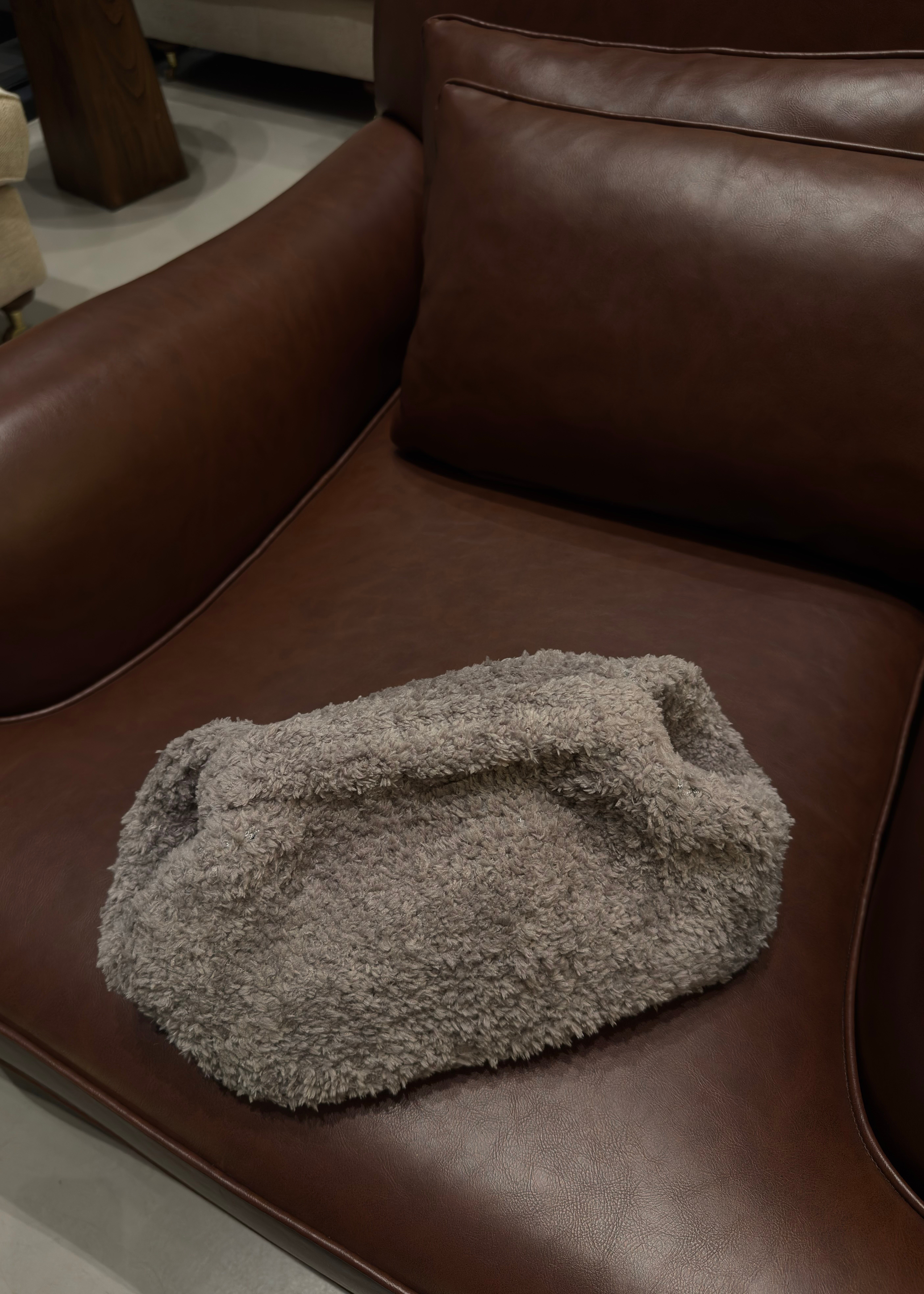Grey Teddy Bag