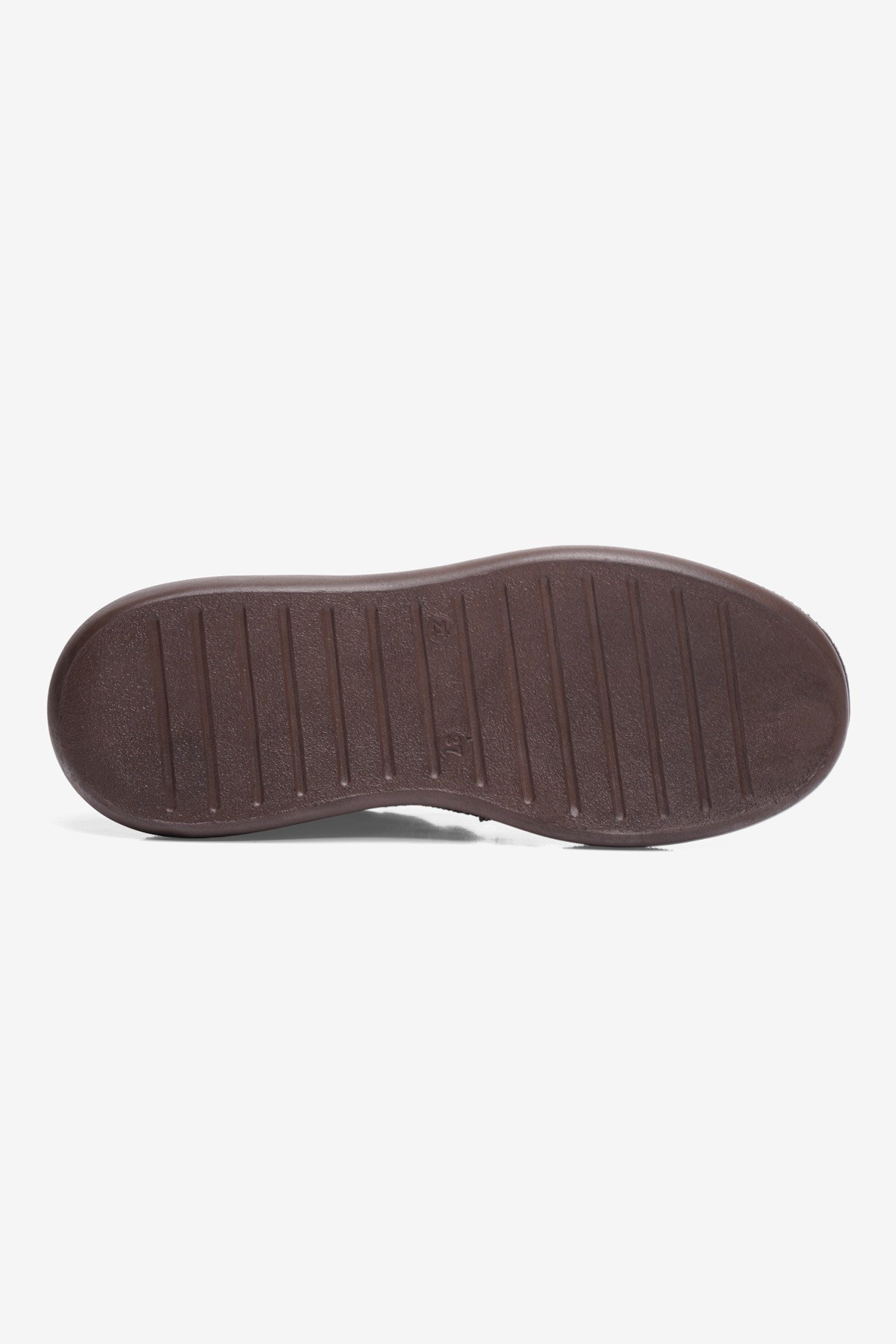 Kadın Paraşüt Sneaker Süet Detaylı Taşlı Günlük Spor Ayakkabı Liva Kahverengi