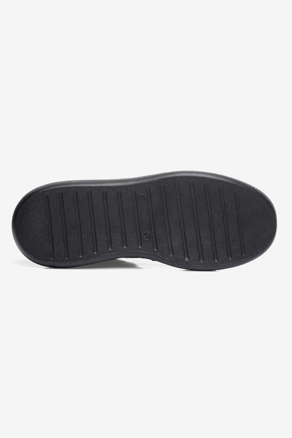 Kadın Paraşüt Sneaker Süet Detaylı Taşlı Günlük Spor Ayakkabı Vona Siyah