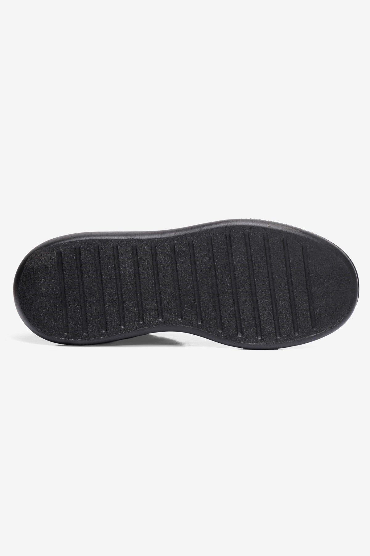 Kadın Paraşüt Sneaker Süet Detaylı Taşlı Günlük Spor Ayakkabı Liva Siyah