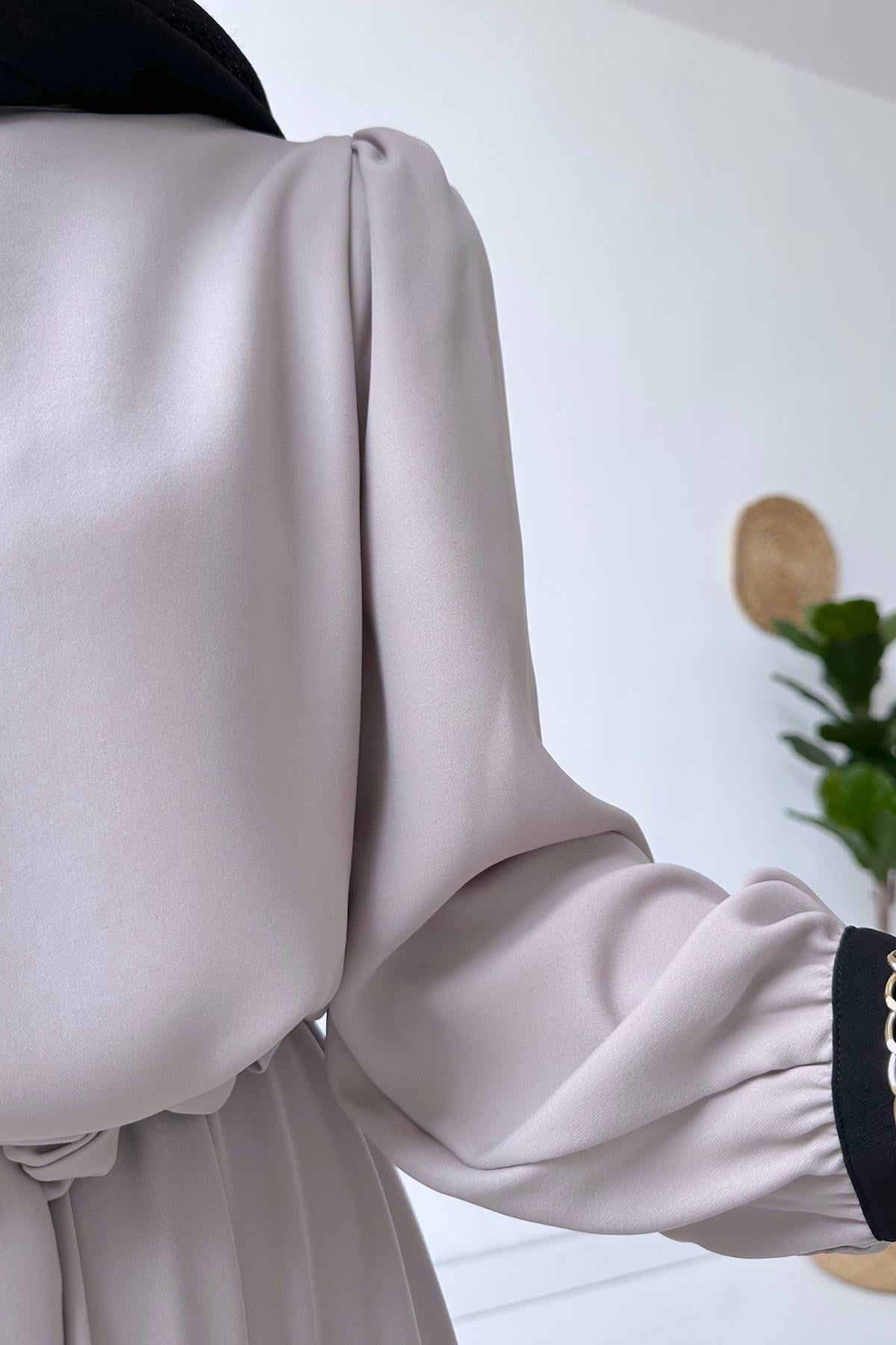 Abaya Elbise - Bej