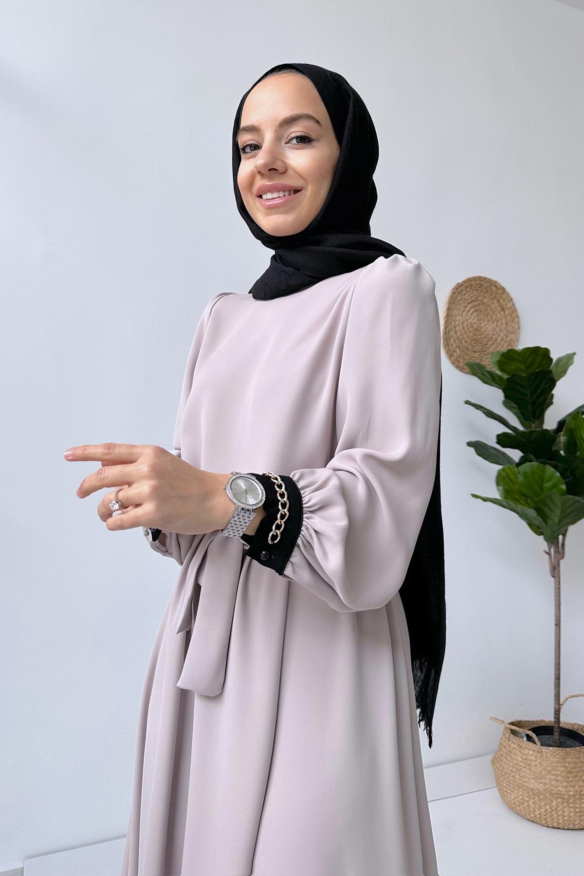 Abaya Elbise - Bej