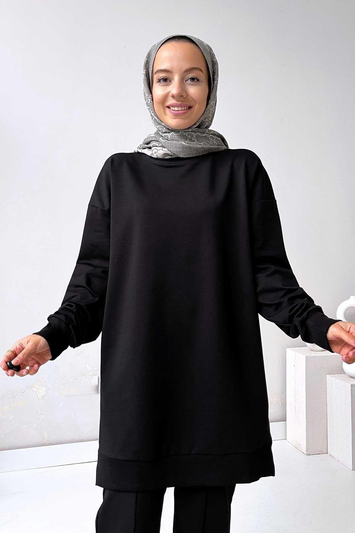 Basic Sweatshirt - Siyah