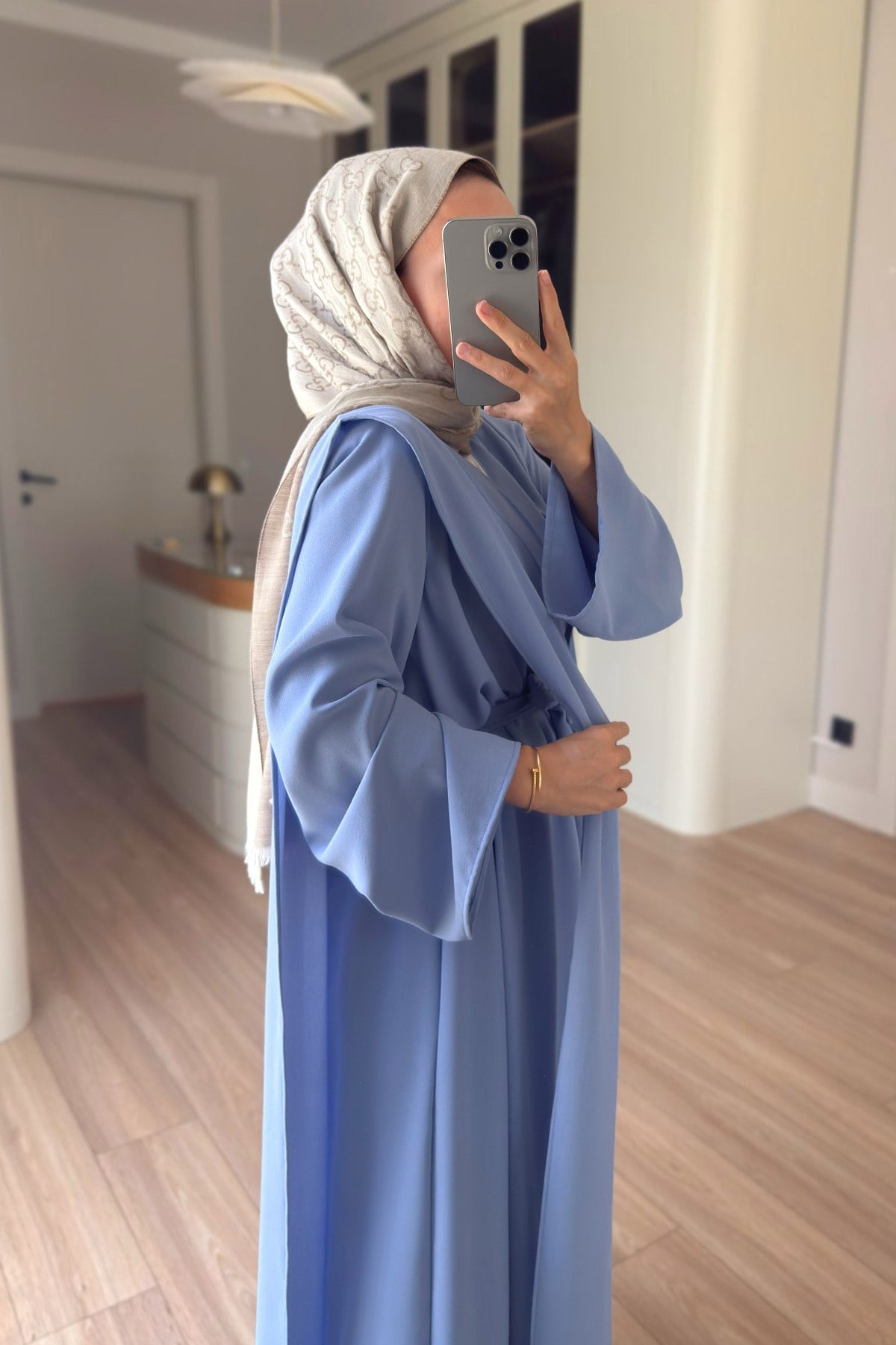 Naia Abaya Takım - Mavi