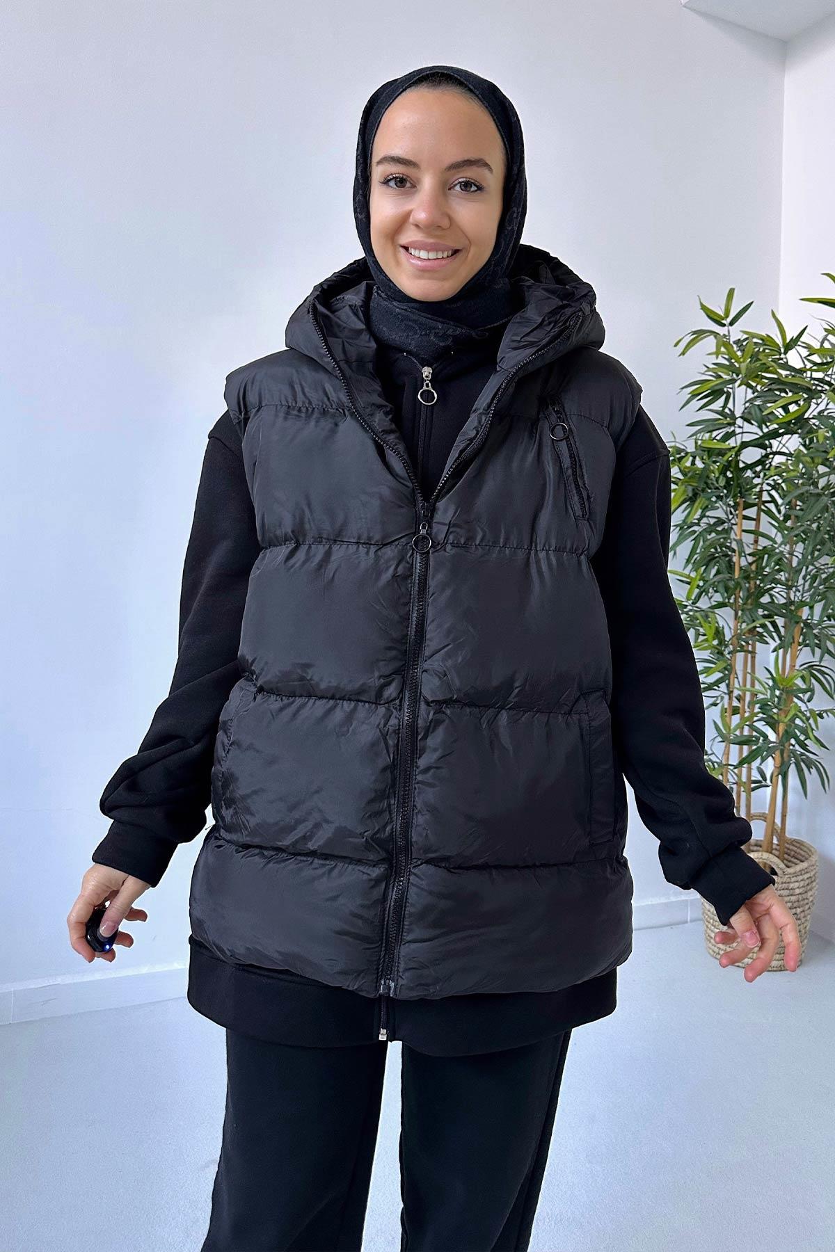Star Şişme Yelek - Siyah