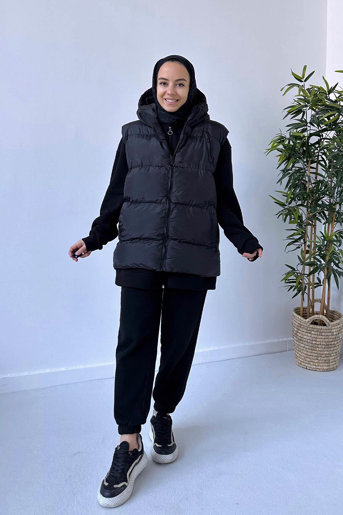 Star Şişme Yelek - Siyah