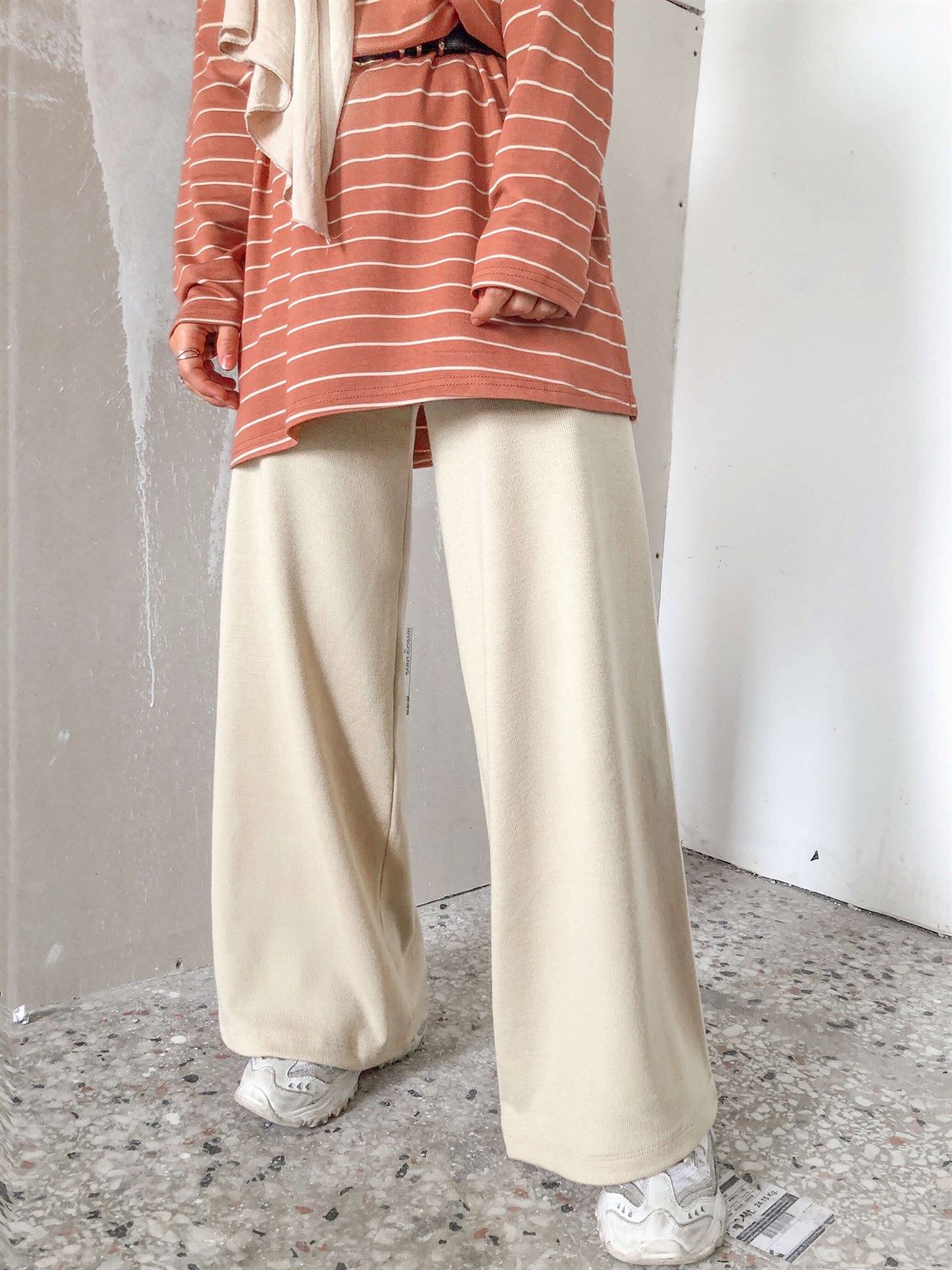 Triko Pantolon - Krem