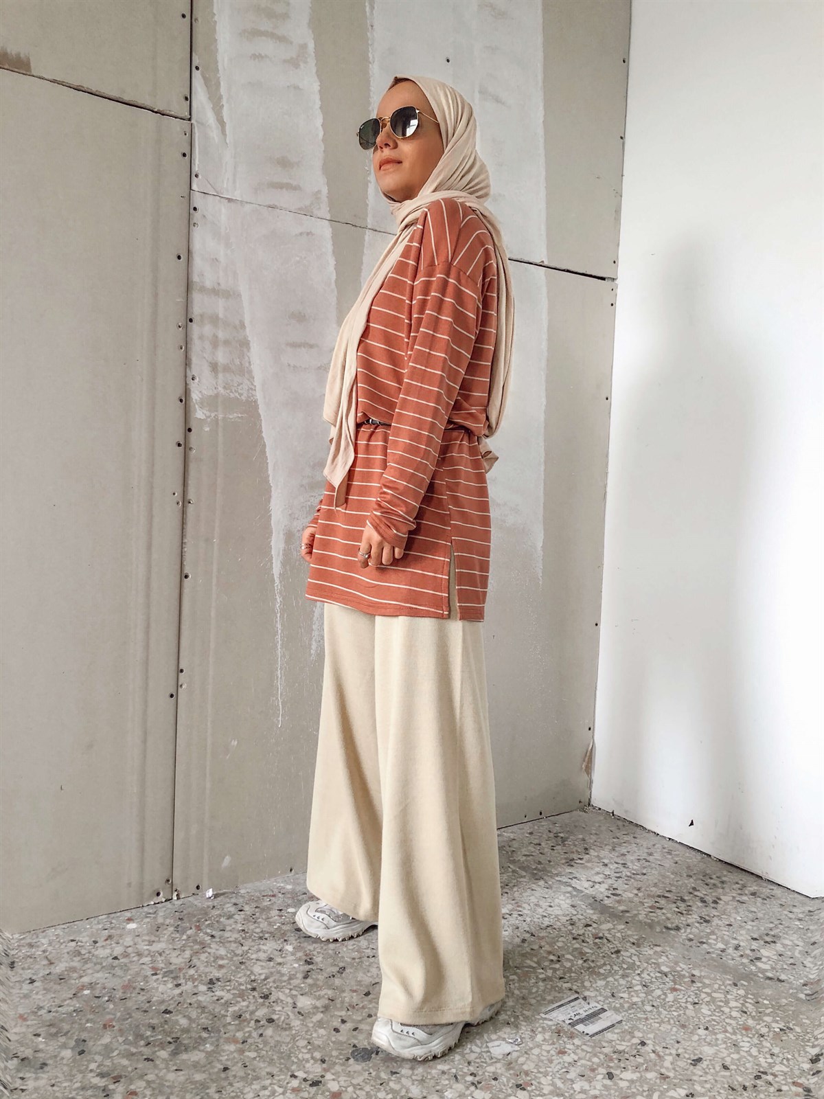 Triko Pantolon - Krem