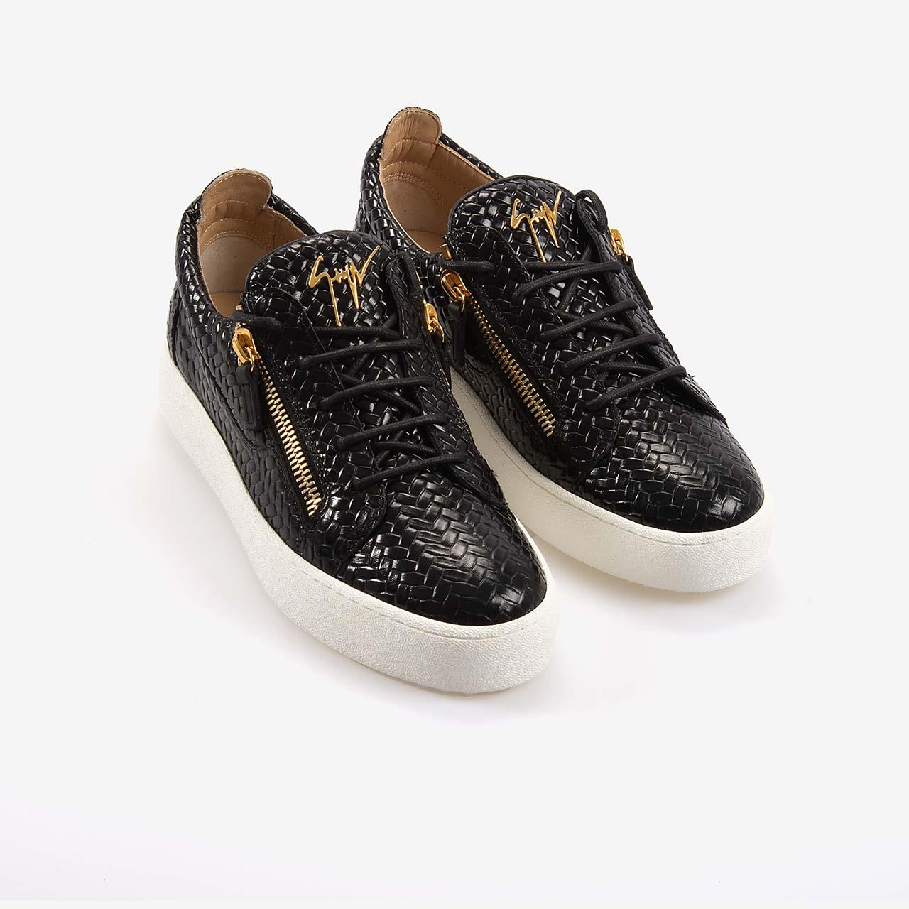 Giuseppe Zanotti Siyah Fermuarlı Erkek Spor & Sneaker Ayakkabı RM50012
