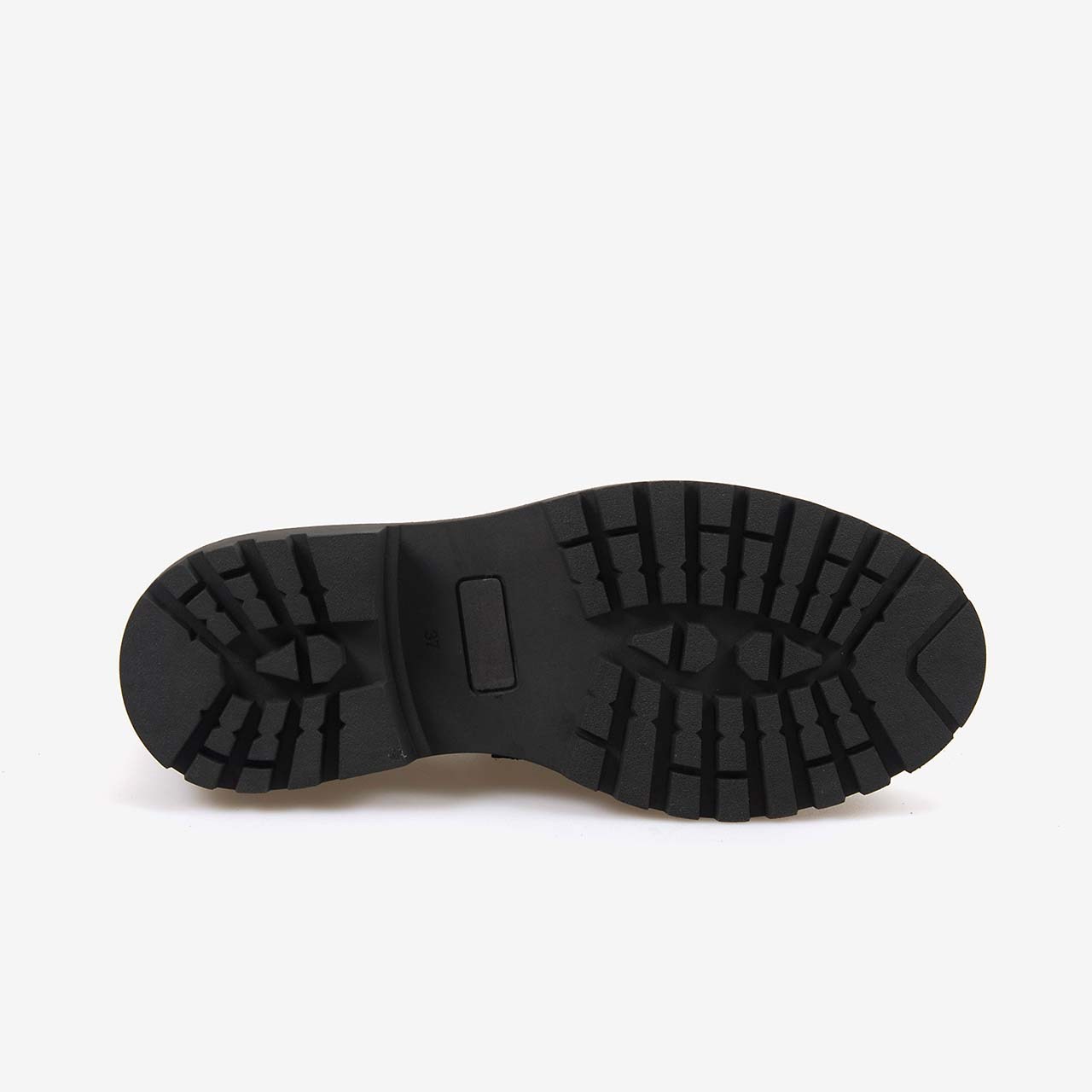 Hawen Angels Kadın 4cm Kauçuk Tabanlı Hakiki Deri Loafer Ayakkabı 8103-1