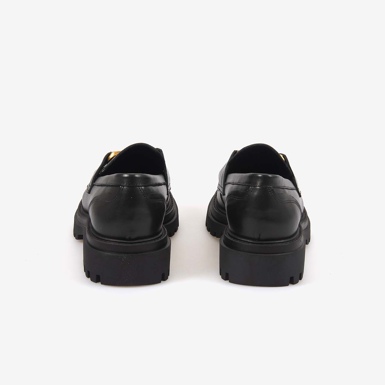 Hawen Angels Kadın 4cm Kauçuk Tabanlı Hakiki Deri Loafer Ayakkabı 8103-1