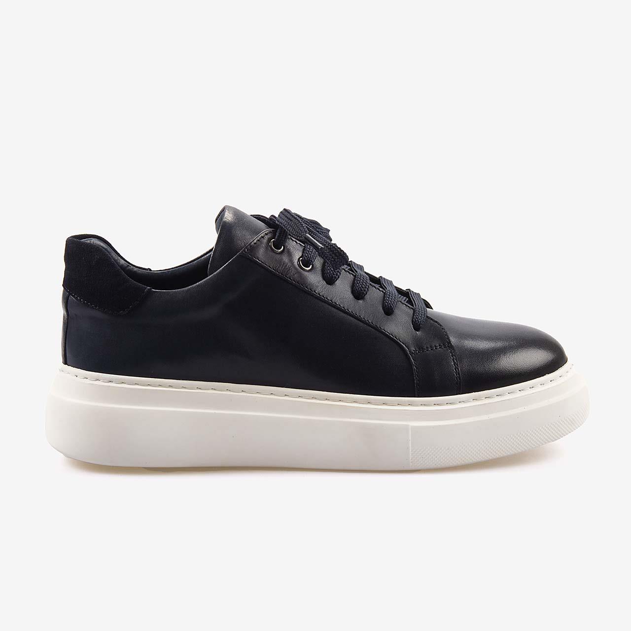 Mocassini Hakiki Deri Erkek Bağcıklı Kalın Taban Spor & Sneaker 35110