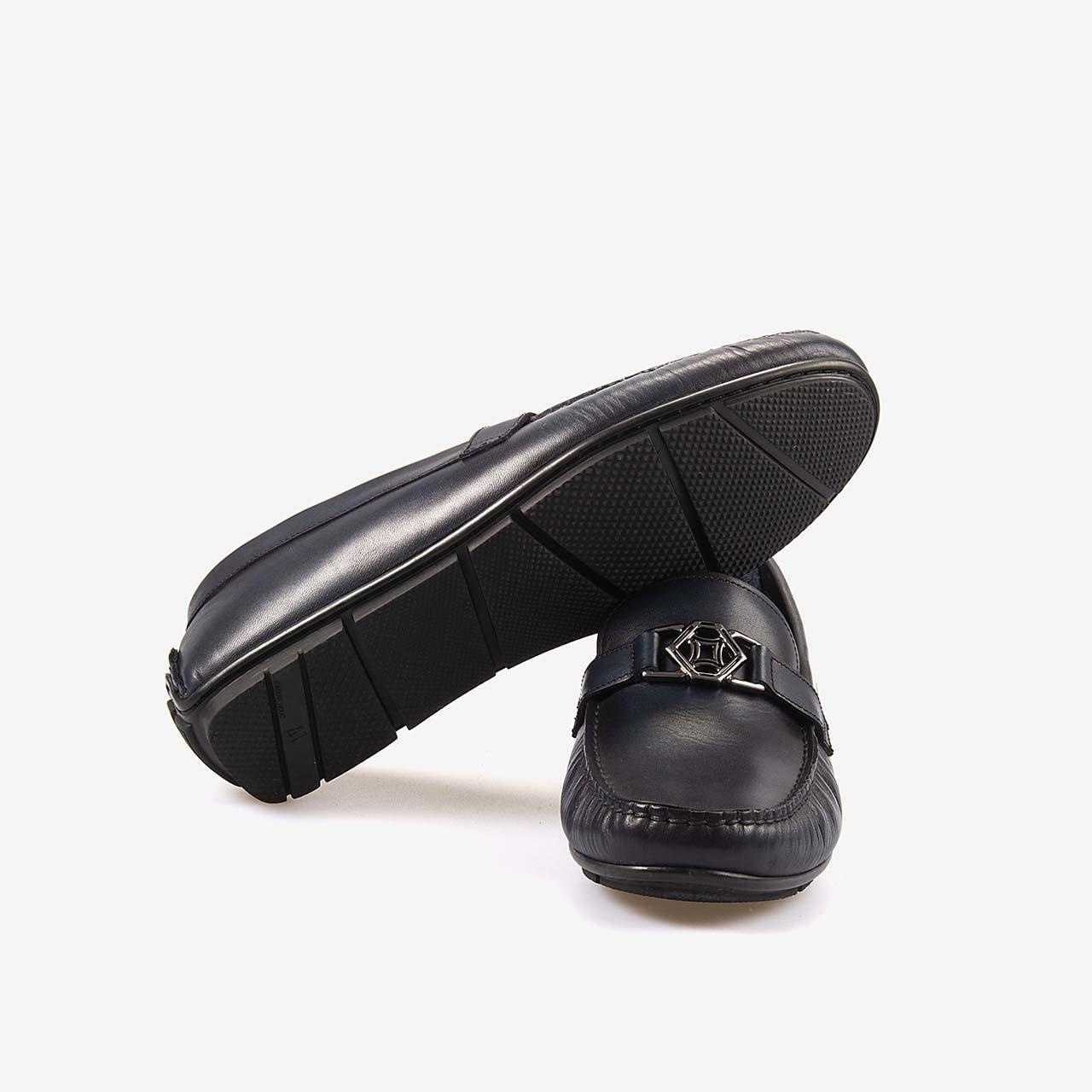 Mocassini Hakiki Deri Tokalı Erkek Loafer M584