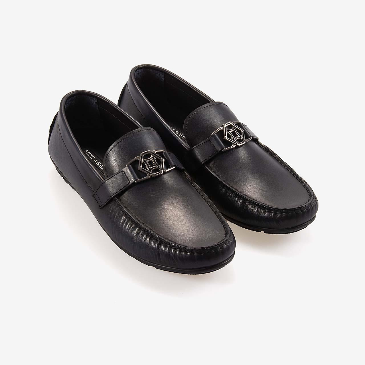 Mocassini Hakiki Deri Tokalı Erkek Loafer M584